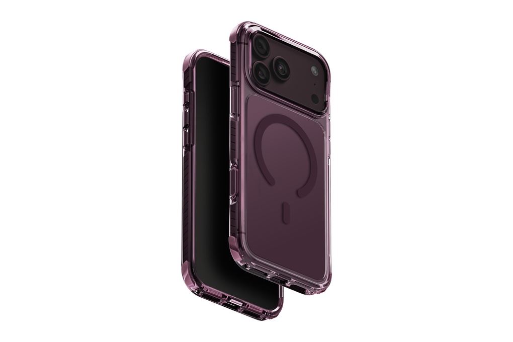 Ốp lưng Magnetic iPhone 18 Pro Max PC TPU TPE UNIQ Có Nút Camera Control Màu Đỏ đô