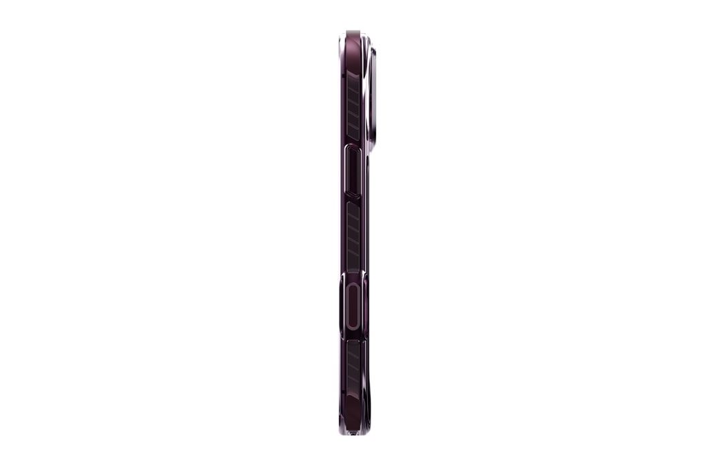 Ốp lưng Magnetic iPhone 18 Pro Max PC TPU TPE UNIQ Có Nút Camera Control Màu Đỏ đô