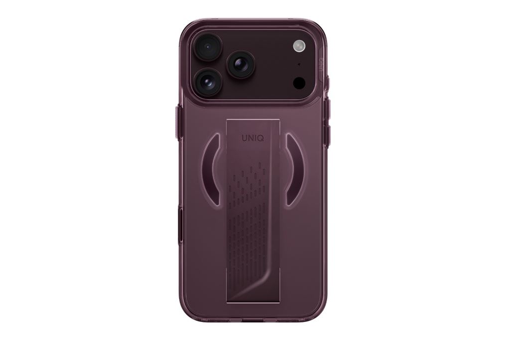 Ốp lưng Magnetic iPhone 18 Pro Max PC SILICONE UNIQ FlexGrip Có Nút Camera Control HELDRO AIR Màu Đỏ đô