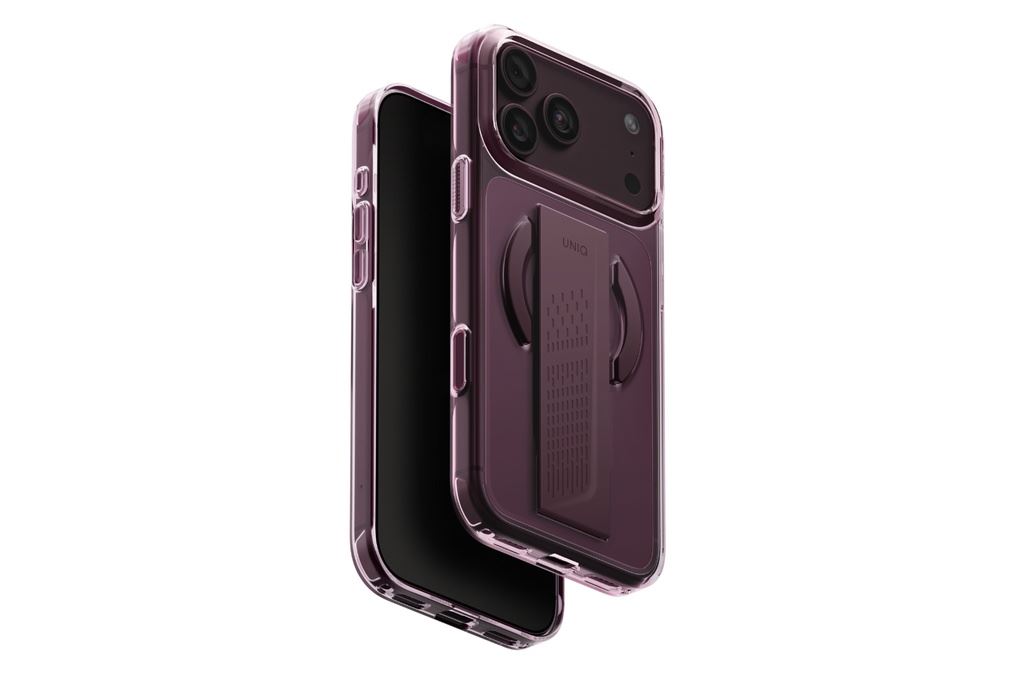 Ốp lưng Magnetic iPhone 18 Pro Max PC SILICONE UNIQ FlexGrip Có Nút Camera Control HELDRO AIR Màu Đỏ đô