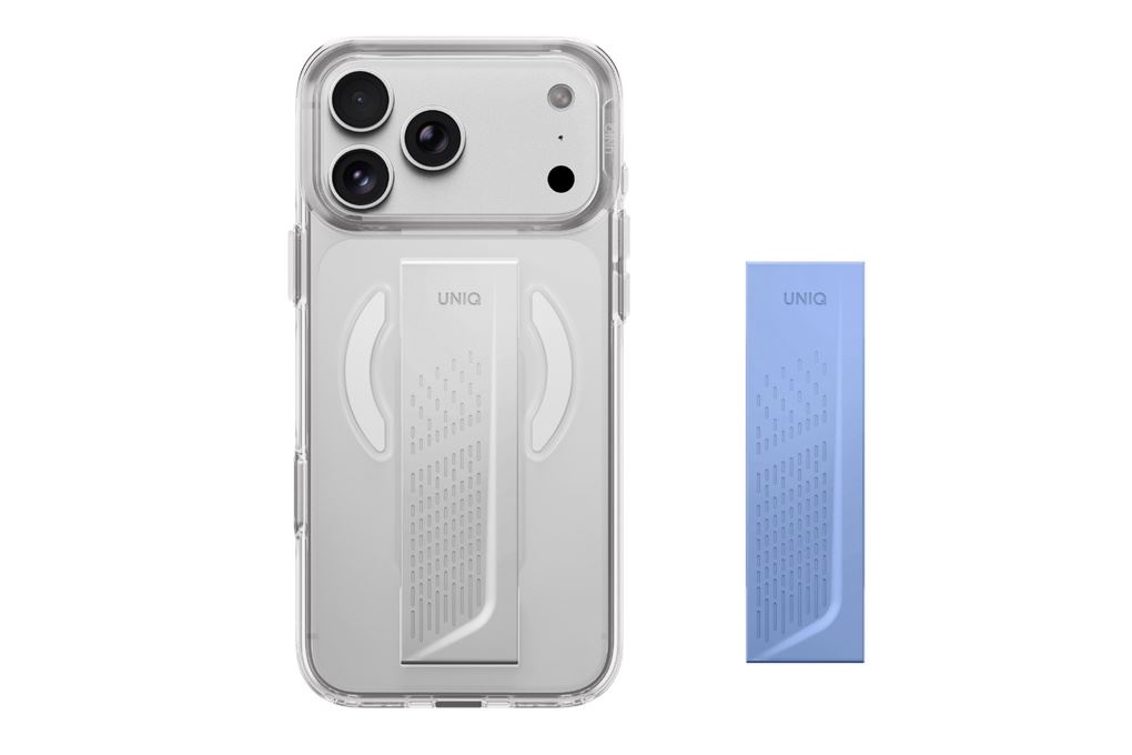 Ốp lưng Magnetic iPhone 18 Pro Max PC SILICONE UNIQ FlexGrip Có Nút Camera Control HELDRO AIR Màu Trắng