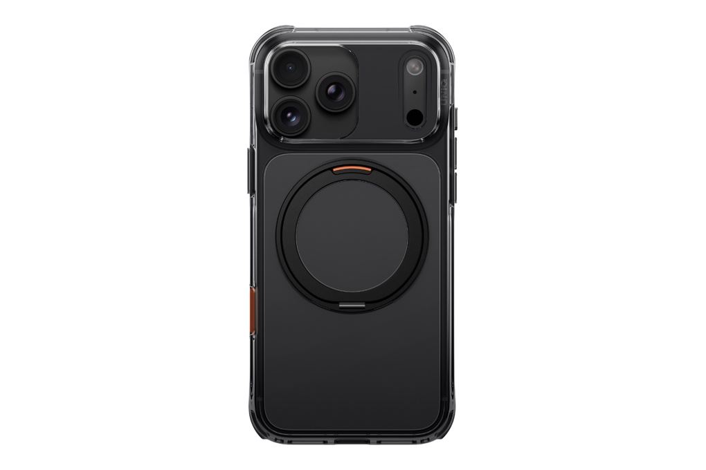 Ốp lưng Magnetic iPhone 18 Pro Max PC TPU ALU UNIQ Xoay 360 Có Nút Camera Control SWIVIX Màu Đen