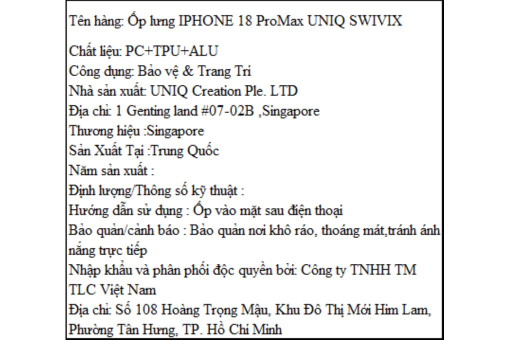 Ốp lưng Magnetic iPhone 18 Pro Max PC TPU ALU UNIQ Xoay 360 Có Nút Camera Control SWIVIX Màu Đen