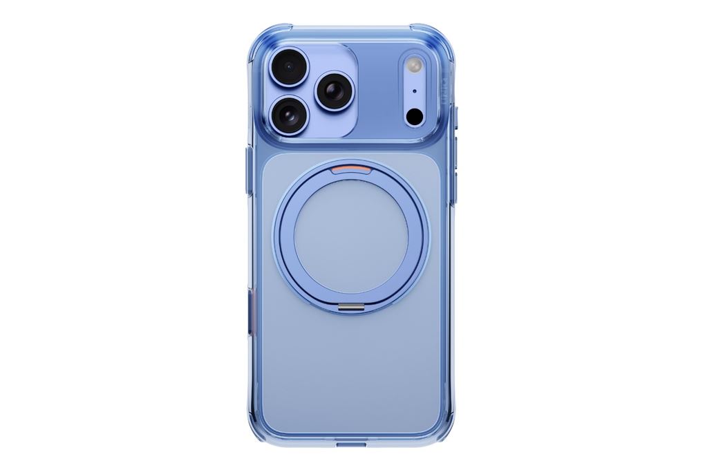 Ốp lưng Magnetic iPhone 18 Pro Max PC TPU ALU UNIQ Xoay 360 Có Nút Camera Control SWIVIX Màu Xanh da trời