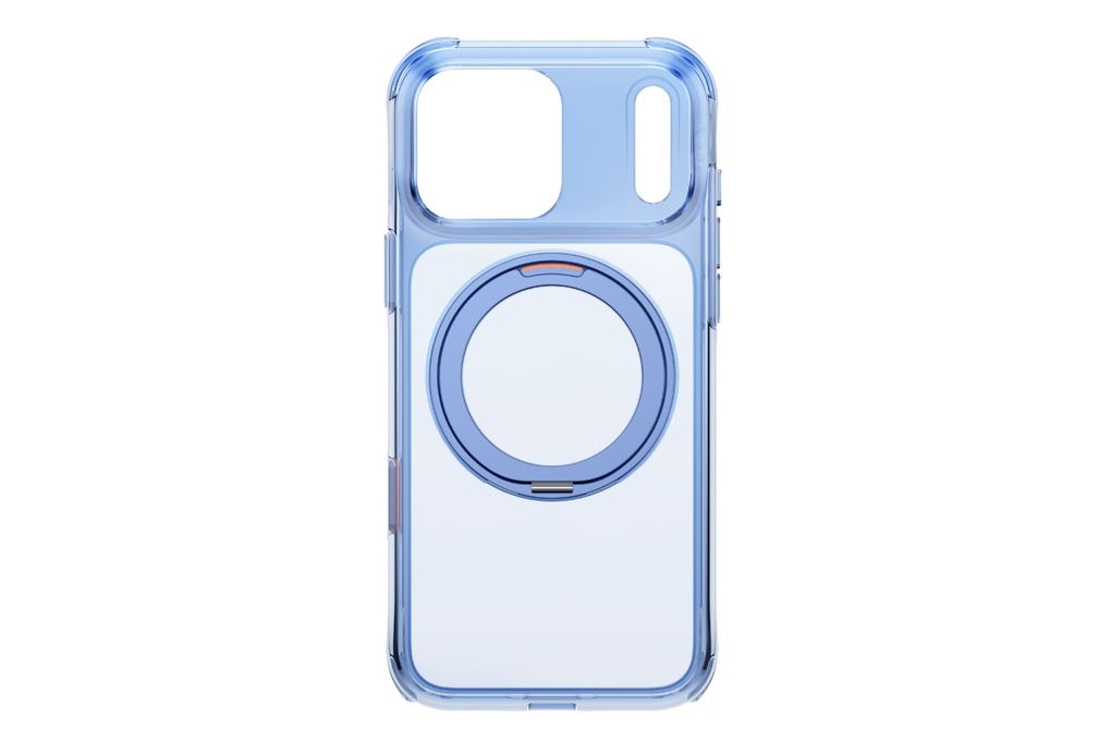 Ốp lưng Magnetic iPhone 18 Pro Max PC TPU ALU UNIQ Xoay 360 Có Nút Camera Control SWIVIX Màu Xanh da trời