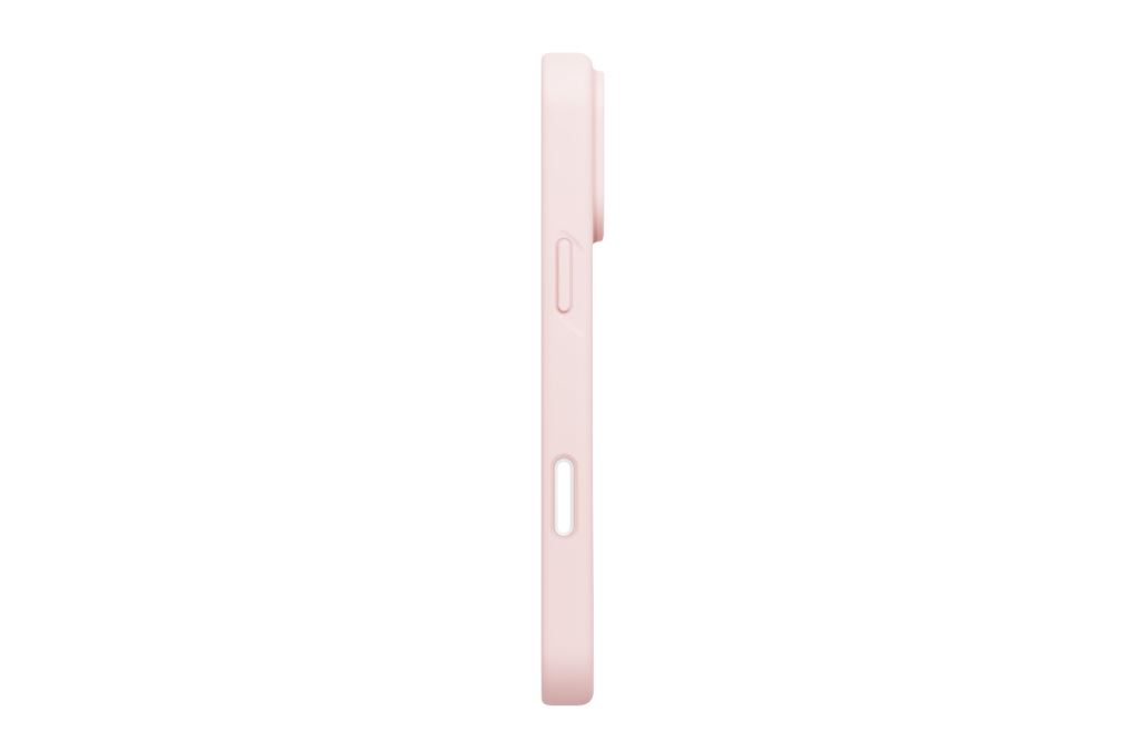 Ốp lưng Magnetic iPhone 18 Pro Max Silicone UNIQ Có Nút Camera Control LINO Liquid Màu Hồng nhạt