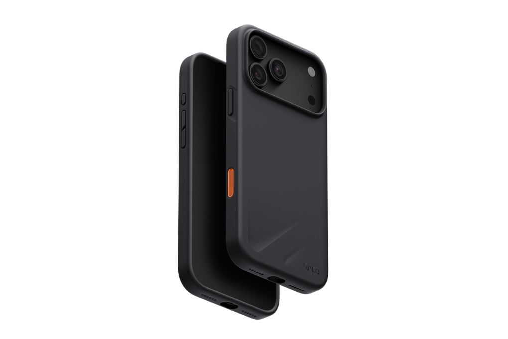 Ốp lưng Magnetic iPhone 18 Pro Max Silicone UNIQ Có Nút Camera Control LINO Liquid Màu Hồng nhạt