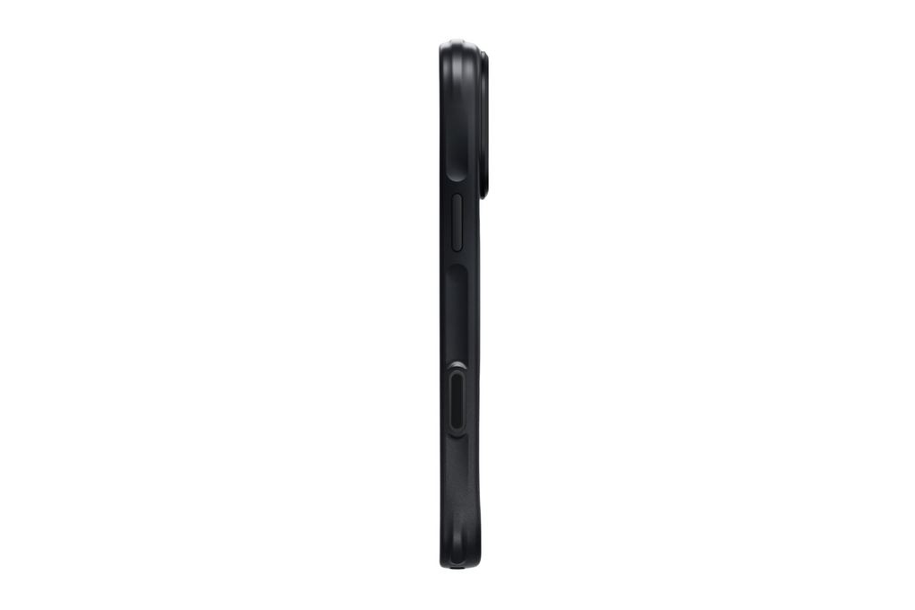Ốp lưng Magnetic iPhone 18 Pro Max ALU TPU UNIQ Xoay 360 Có Nút Camera Control KEVA KEVLAR Màu Đen