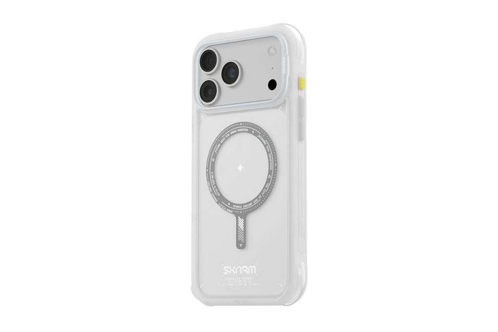 Ốp lưng Magnetic iPhone 18 Pro PC TPU SKINARMA Có Nút Camera Control AVION Màu Trắng