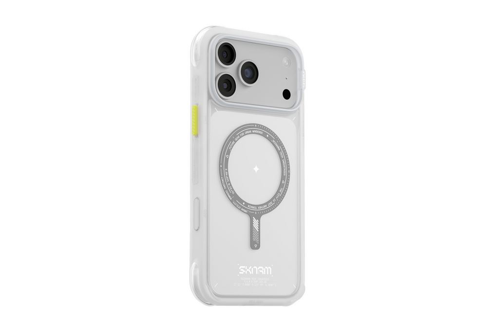 Ốp lưng Magnetic iPhone 18 Pro PC TPU SKINARMA Có Nút Camera Control AVION Màu Trắng