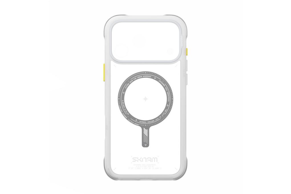 Ốp lưng Magnetic iPhone 18 Pro PC TPU SKINARMA Có Nút Camera Control AVION Màu Trắng