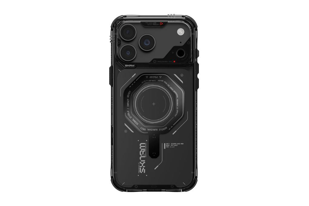 Ốp lưng Magnetic iPhone 18 Pro Max PC TPU SKINARMA Có Nút Camera Control MAGMA Màu Xám đậm