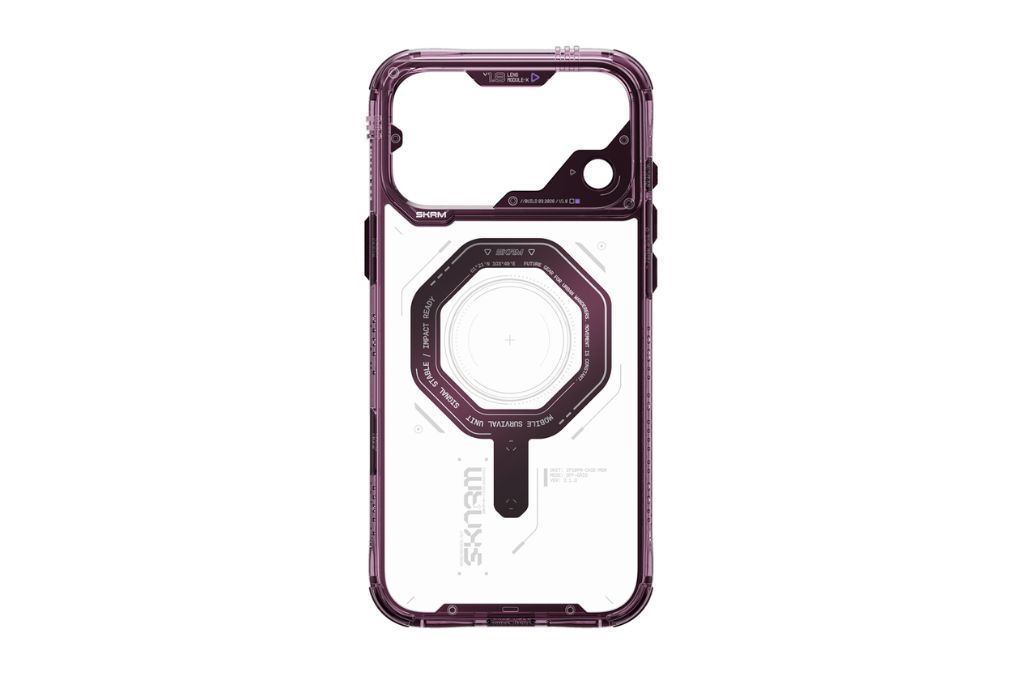 Ốp lưng Magnetic iPhone 18 Pro Max PC TPU SKINARMA Có Nút Camera Control MAGMA Màu Đỏ đô