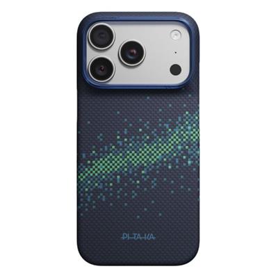 Ốp lưng Magnetic iPhone 18 Pro PITAKA có PitaTap KI1805P Milky Way Galaxy Rion Nebula-01