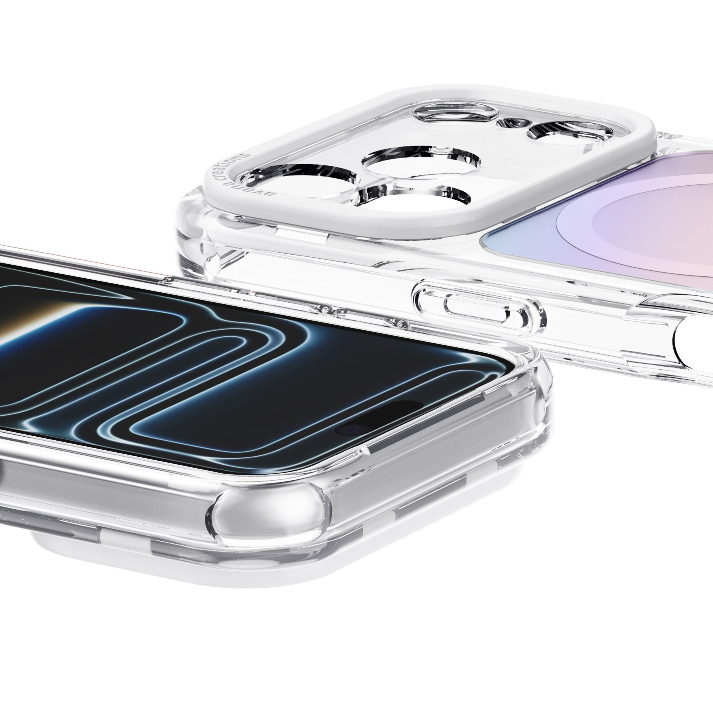 Ốp Lưng Magnetic iPhone 18 Pro Max PC TPU AVANA Cosmic Frost W Tím Màu Tím nhạt