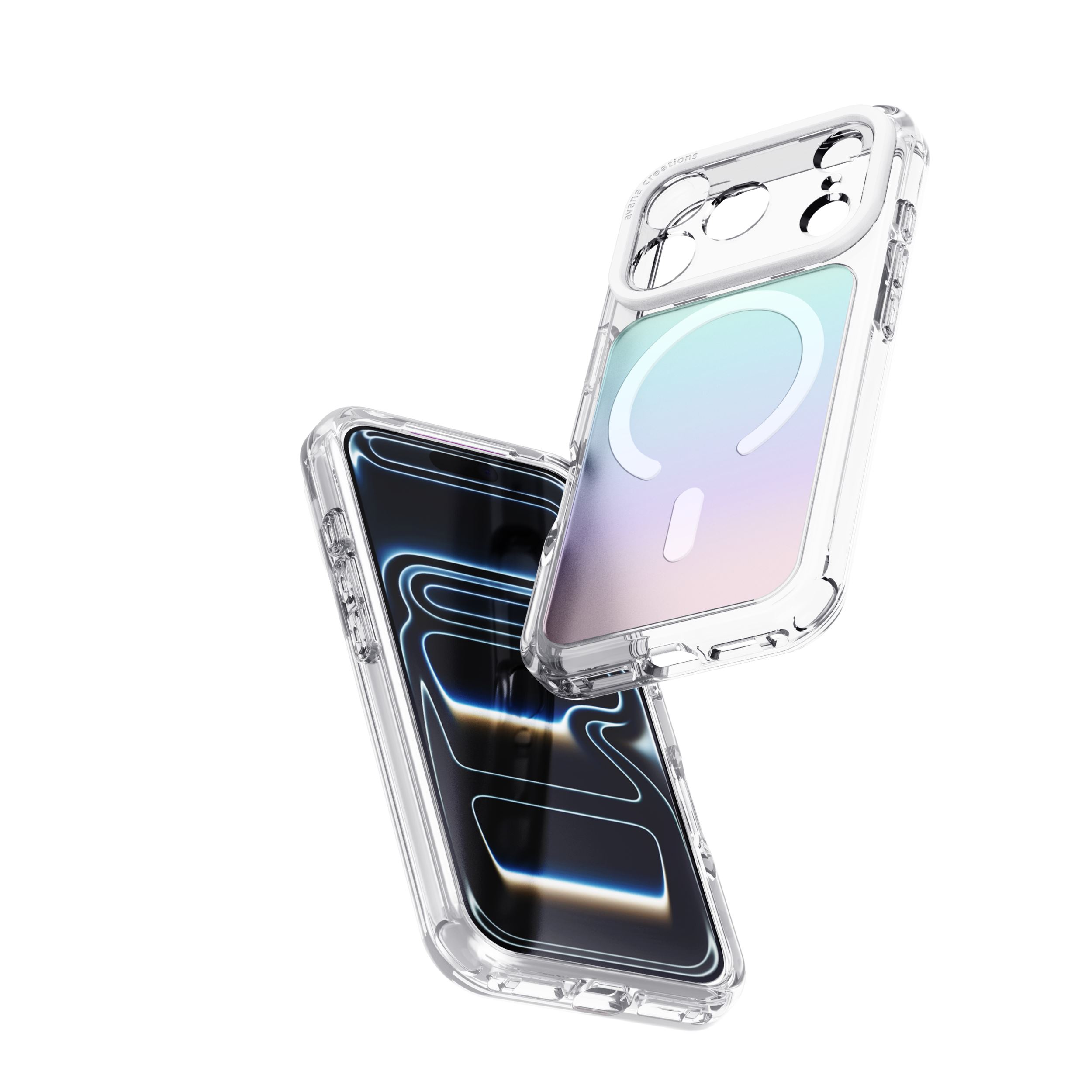 Ốp Lưng Magnetic iPhone 18 Pro Max PC TPU AVANA Cosmic Frost W Tím Màu Tím nhạt