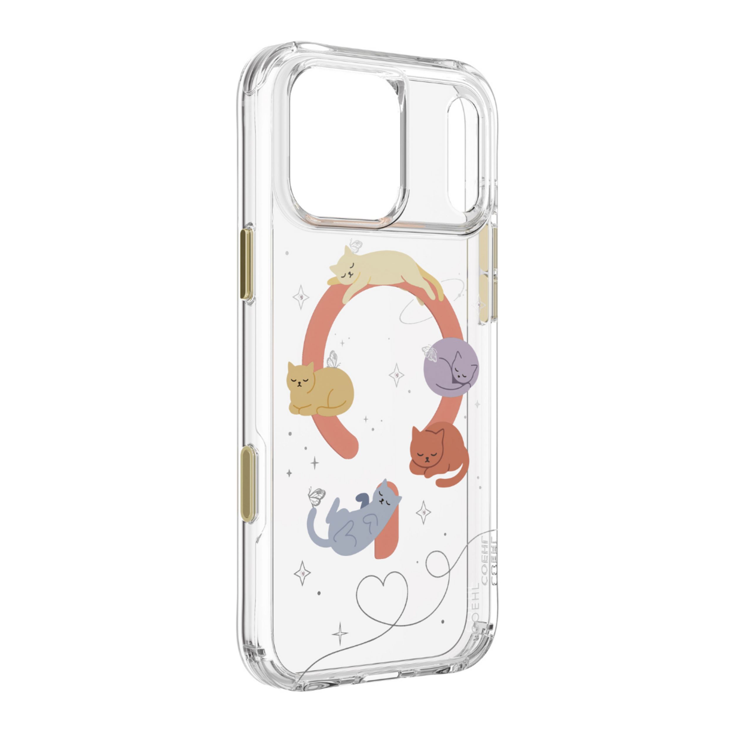 Ốp lưng Magnetic iPhone 18 Pro TPU IML UNIQ Có Nút Camera Control ELYSIA Whiskered Dreams