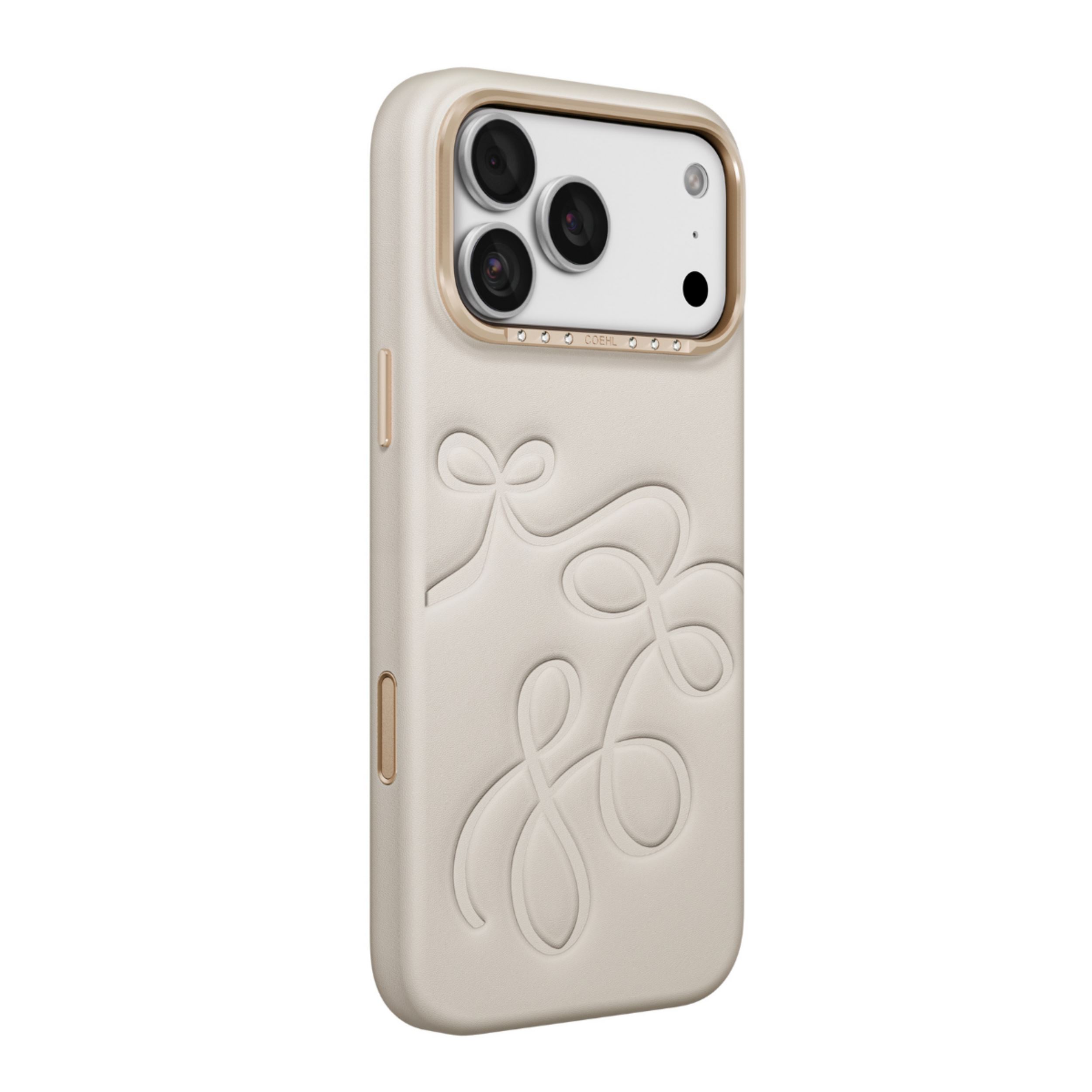 Ốp lưng Magnetic iPhone 18 Pro Max PC PU UNIQ Có Nút Camera Control CLOUDE Màu Kem