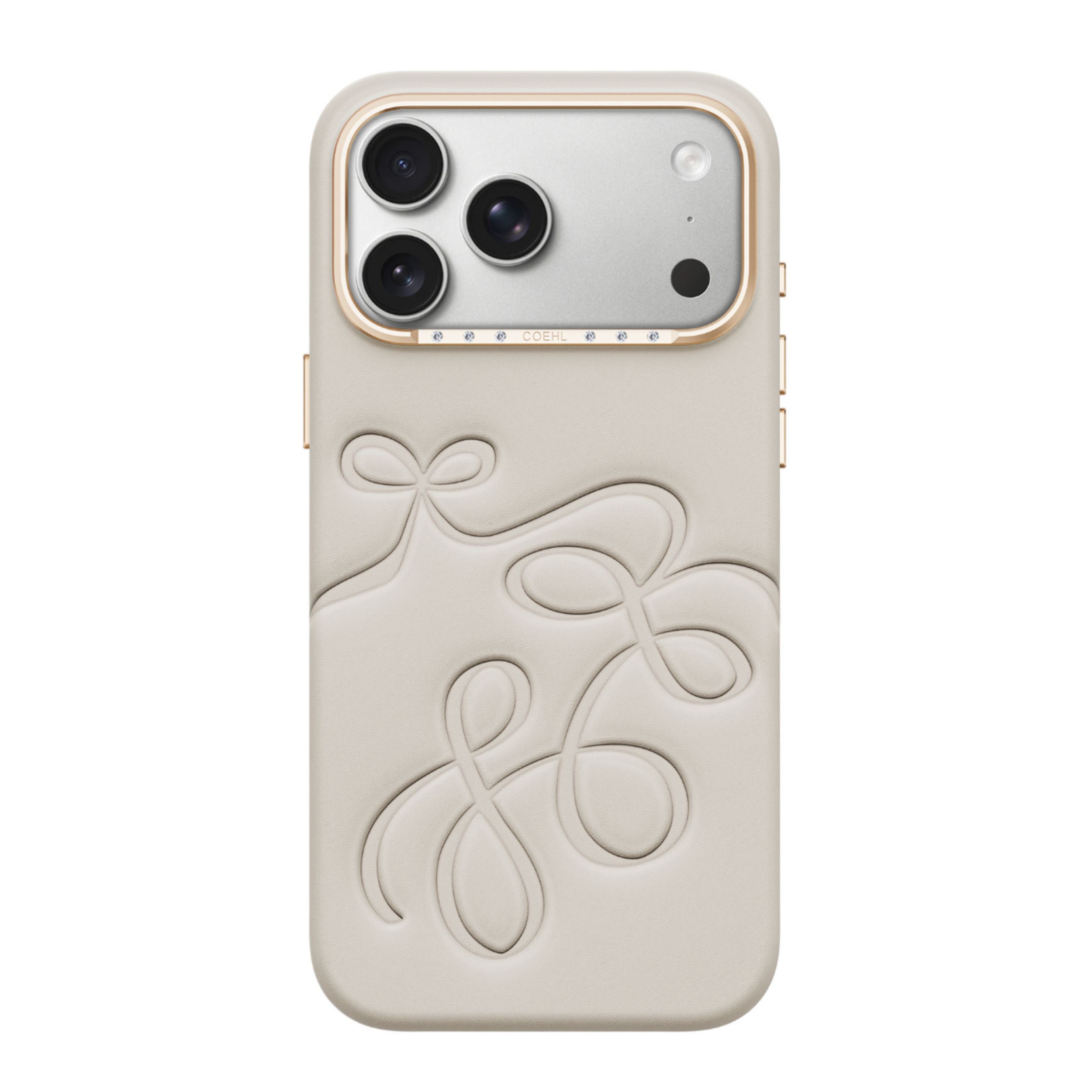 Ốp lưng Magnetic iPhone 18 Pro Max PC PU UNIQ Có Nút Camera Control CLOUDE Màu Kem