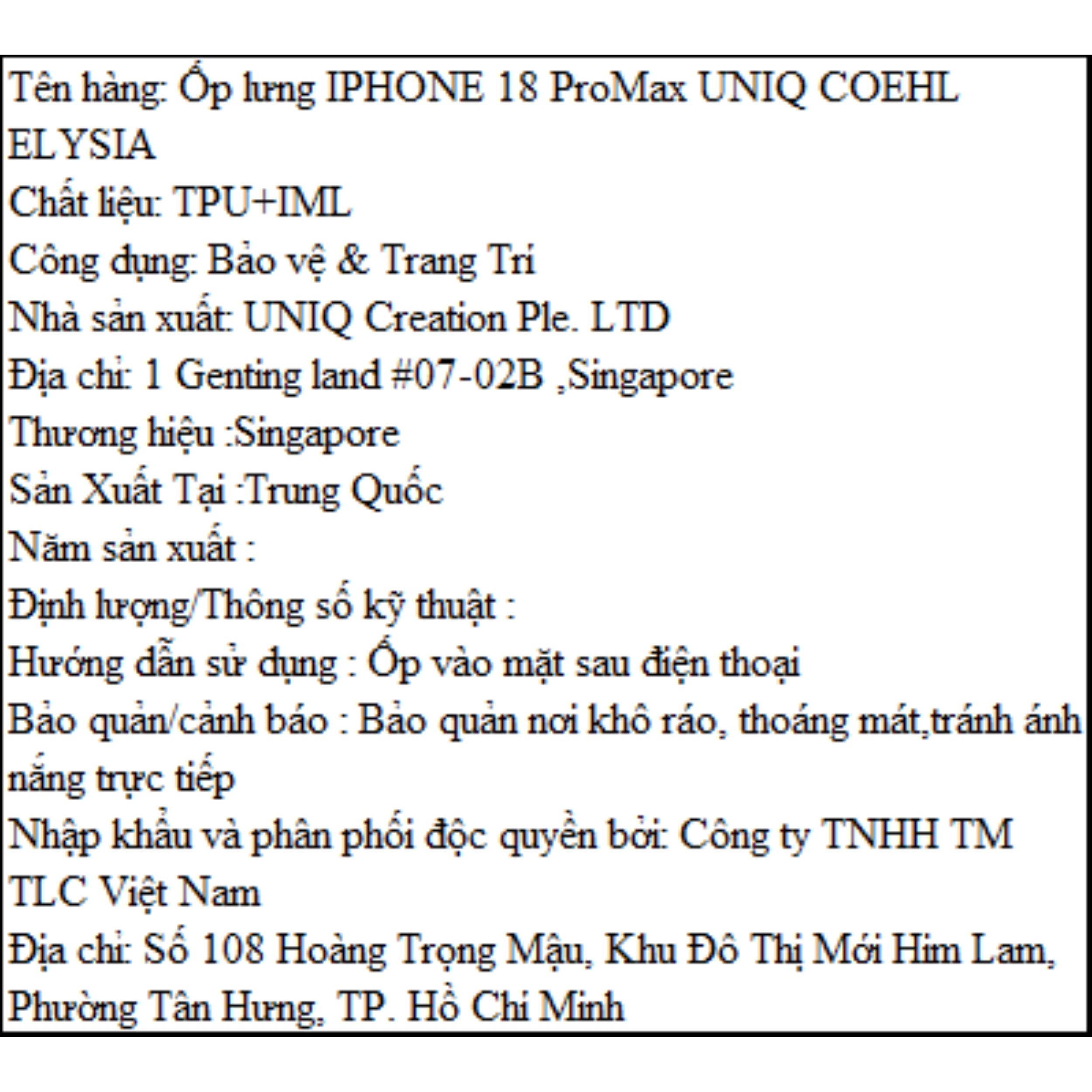 Ốp lưng Magnetic iPhone 18 Pro Max TPU IML UNIQ Có Nút Camera Control ELYSIA Whiskered Dreams