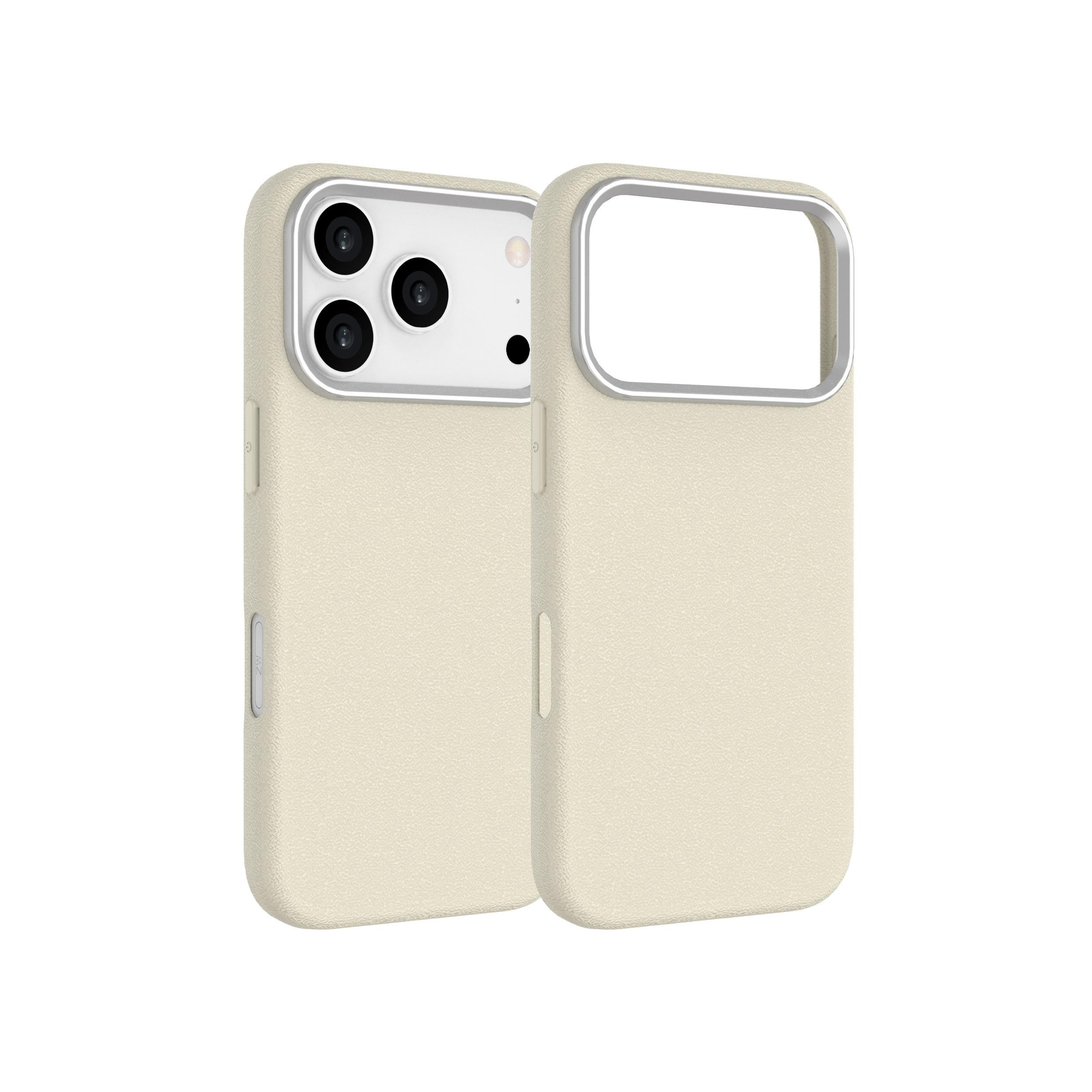 Ốp Lưng iPhone 18 Pro Max Metal Skiny TPU Hydrus OCMC030 Màu Màu be