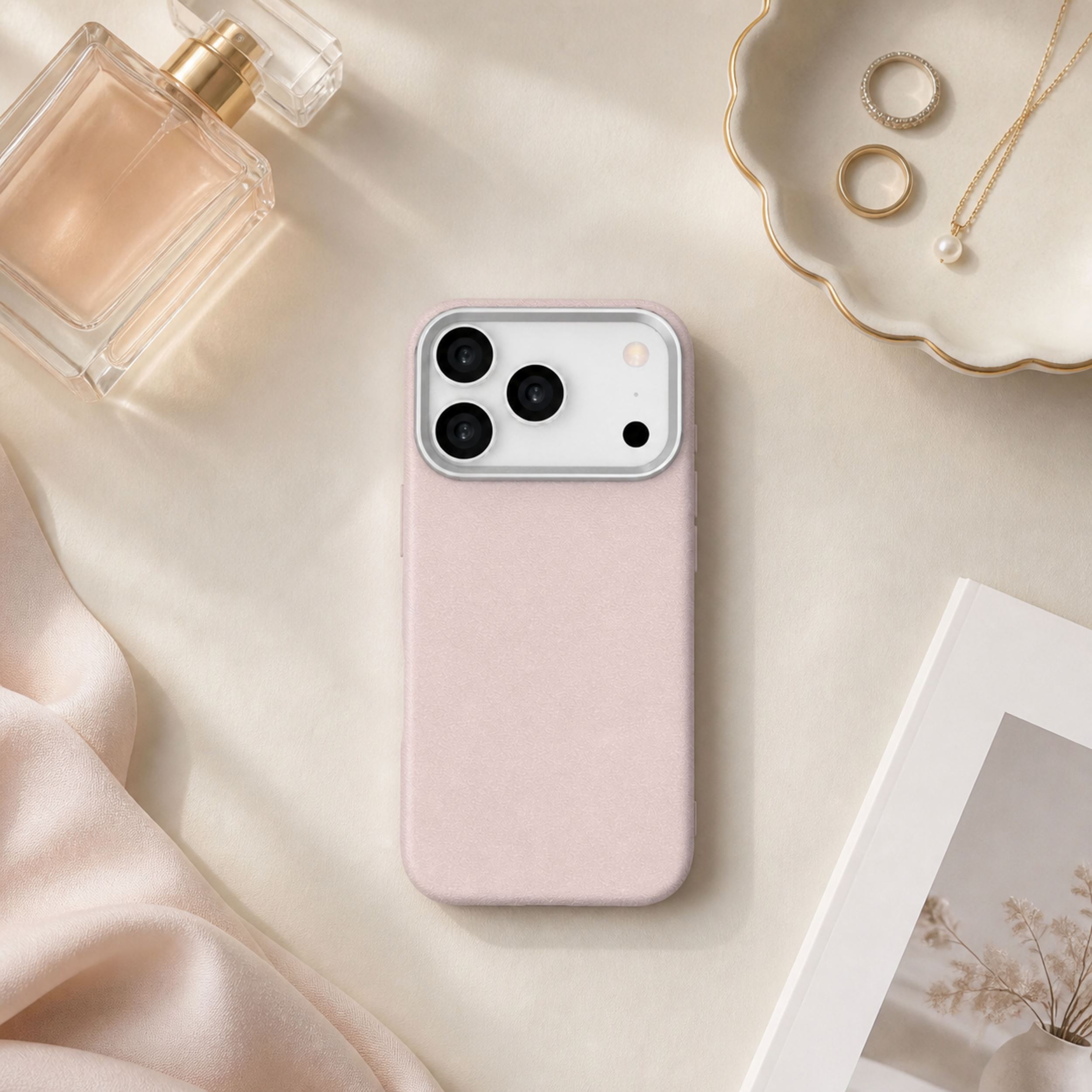Ốp Lưng iPhone 18 Pro Max Metal Skiny TPU Hydrus OCMC030 Màu Hồng