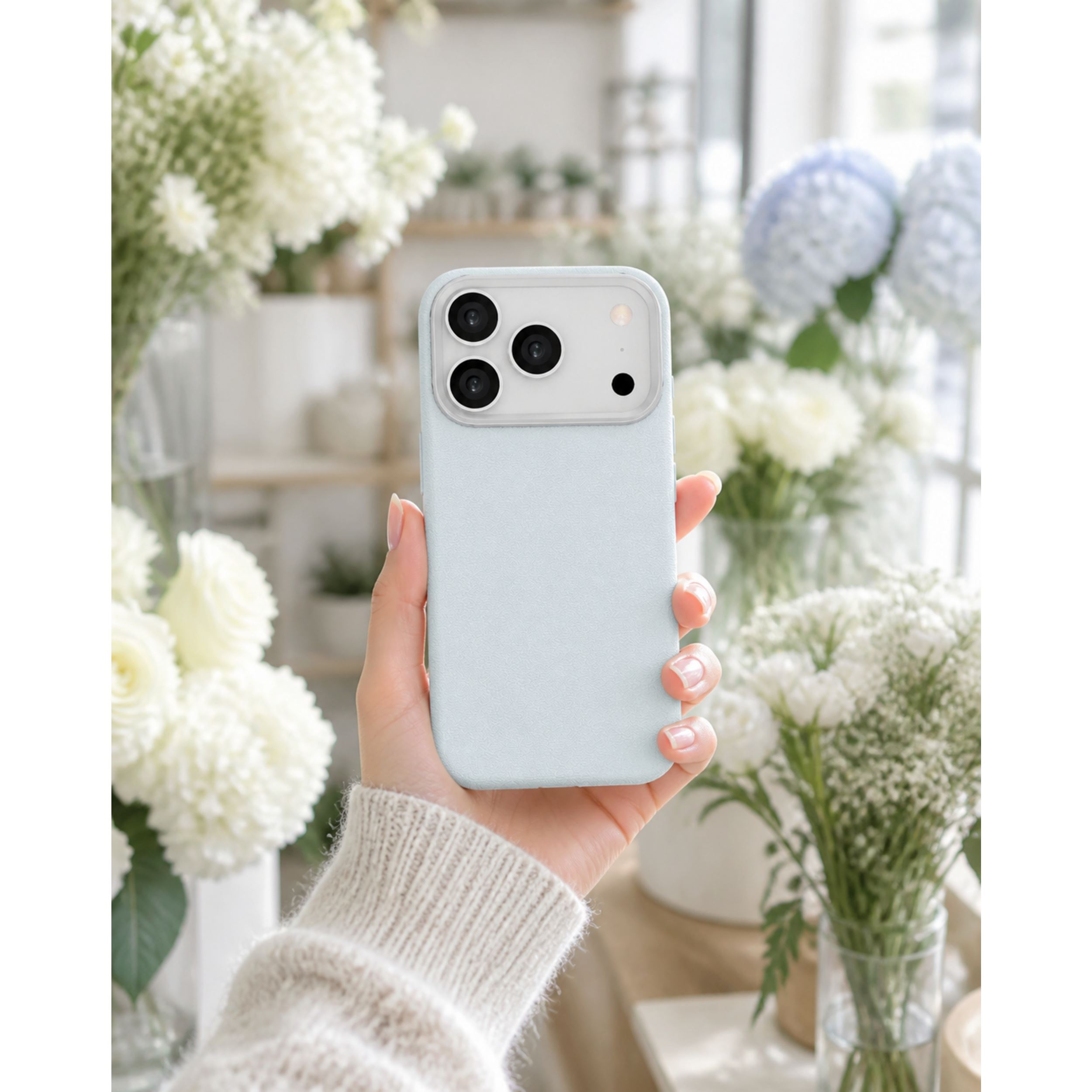 Ốp Lưng iPhone 18 Pro Max Metal Skiny TPU Hydrus OCMC030 Màu Xanh