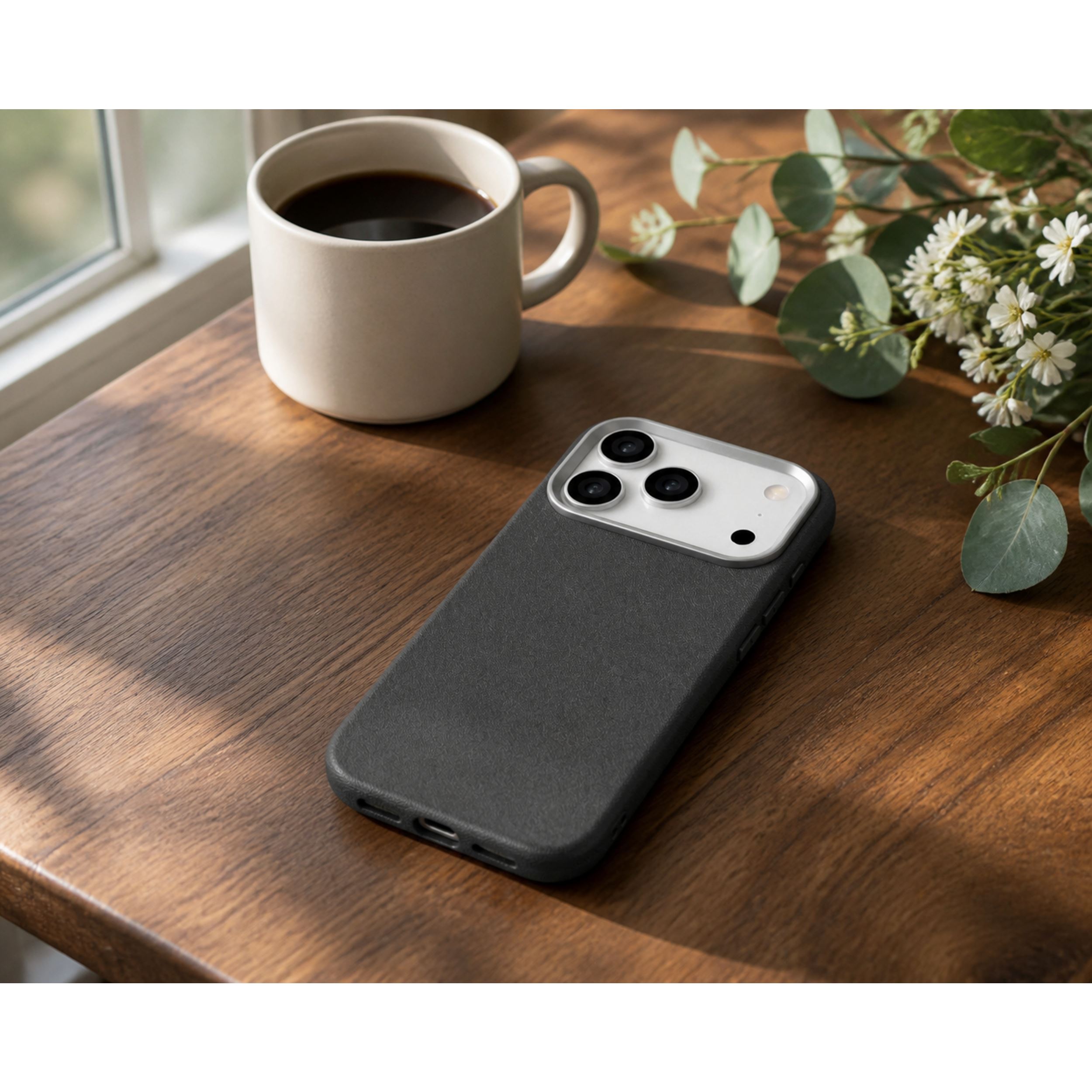 Ốp Lưng iPhone 18 Pro Max Metal Skiny TPU Hydrus OCMC030 Màu Đen