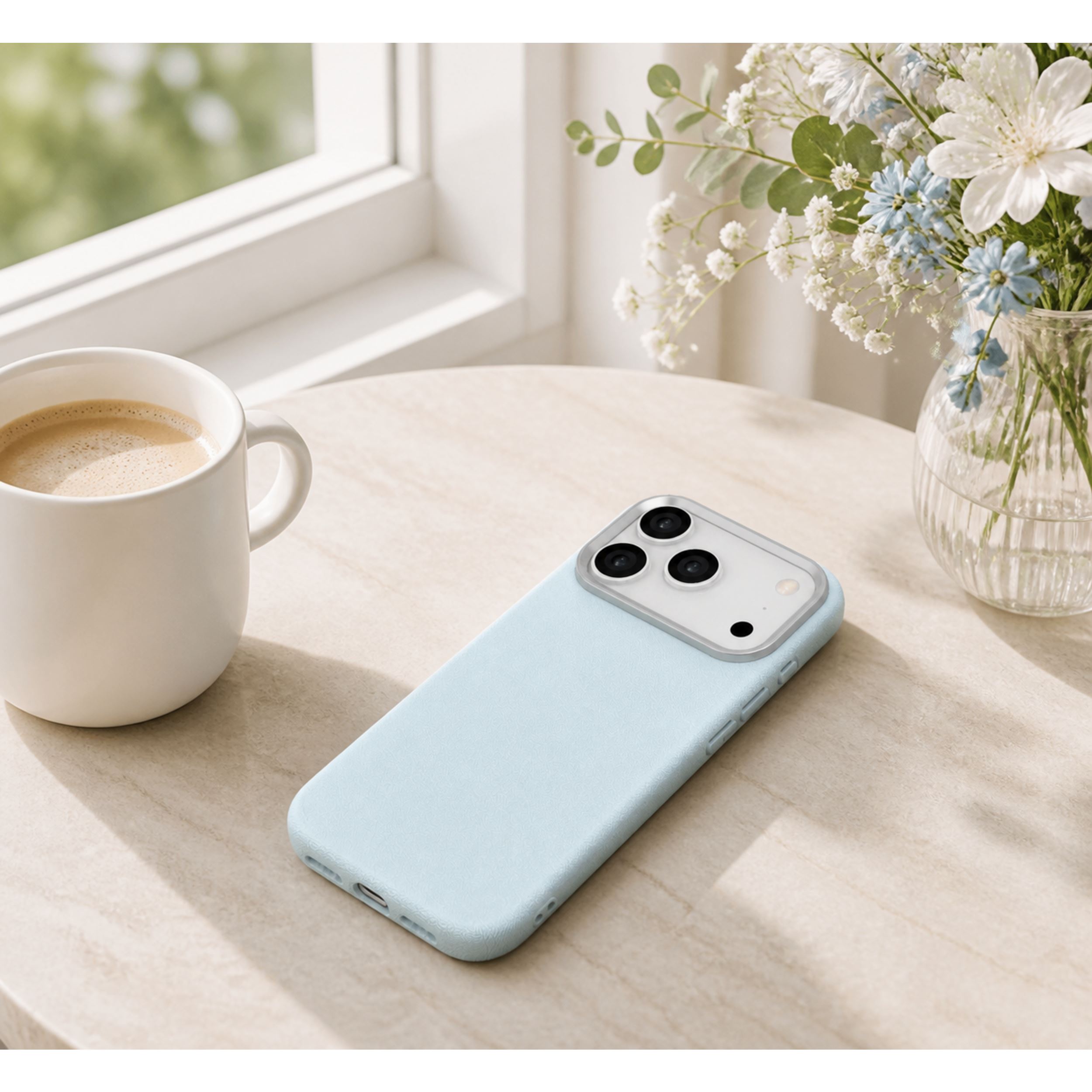 Ốp Lưng iPhone 18 Pro Max Metal Skiny TPU Hydrus OCMC030 Màu Xanh
