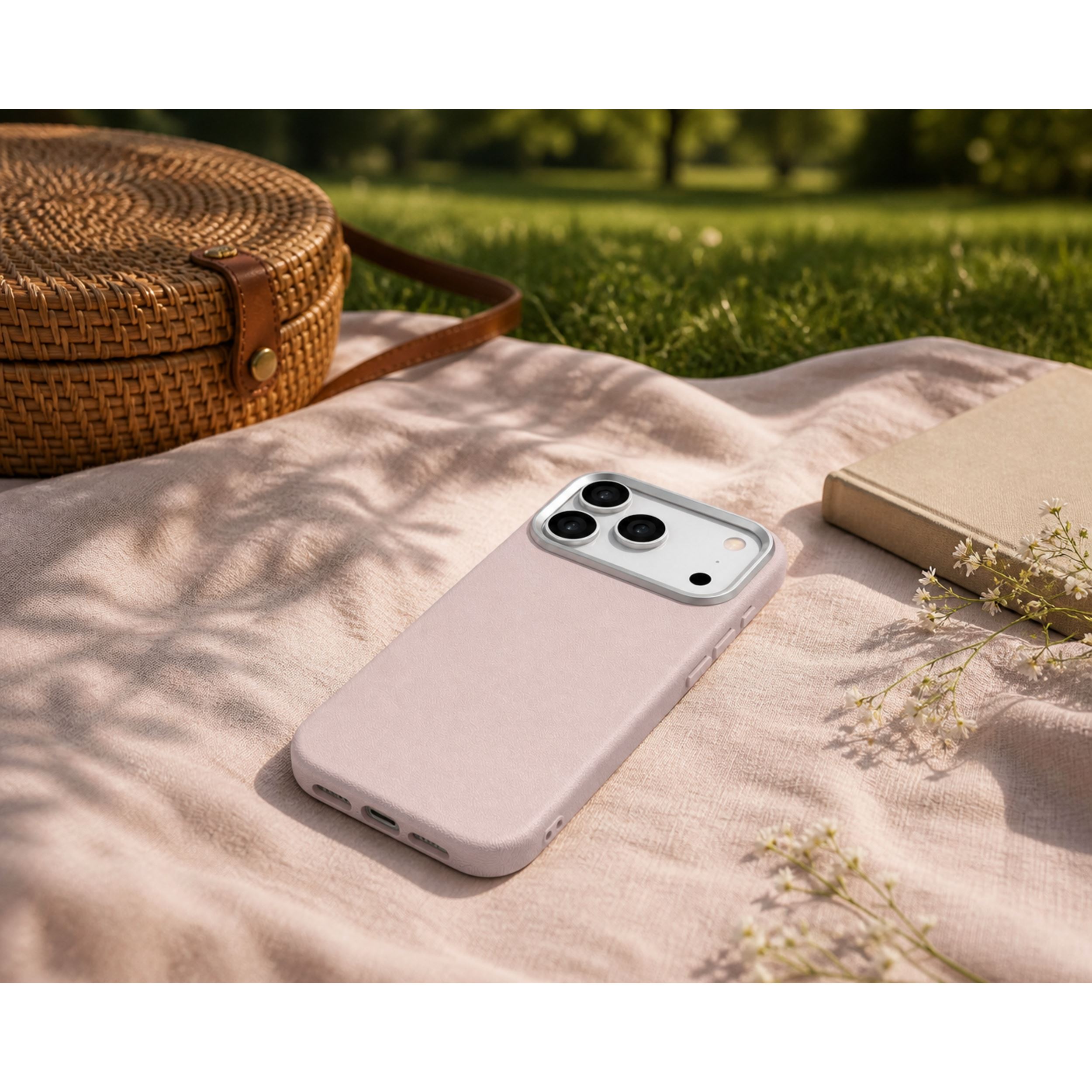 Ốp Lưng iPhone 18 Pro Max Metal Skiny TPU Hydrus OCMC030 Màu Hồng