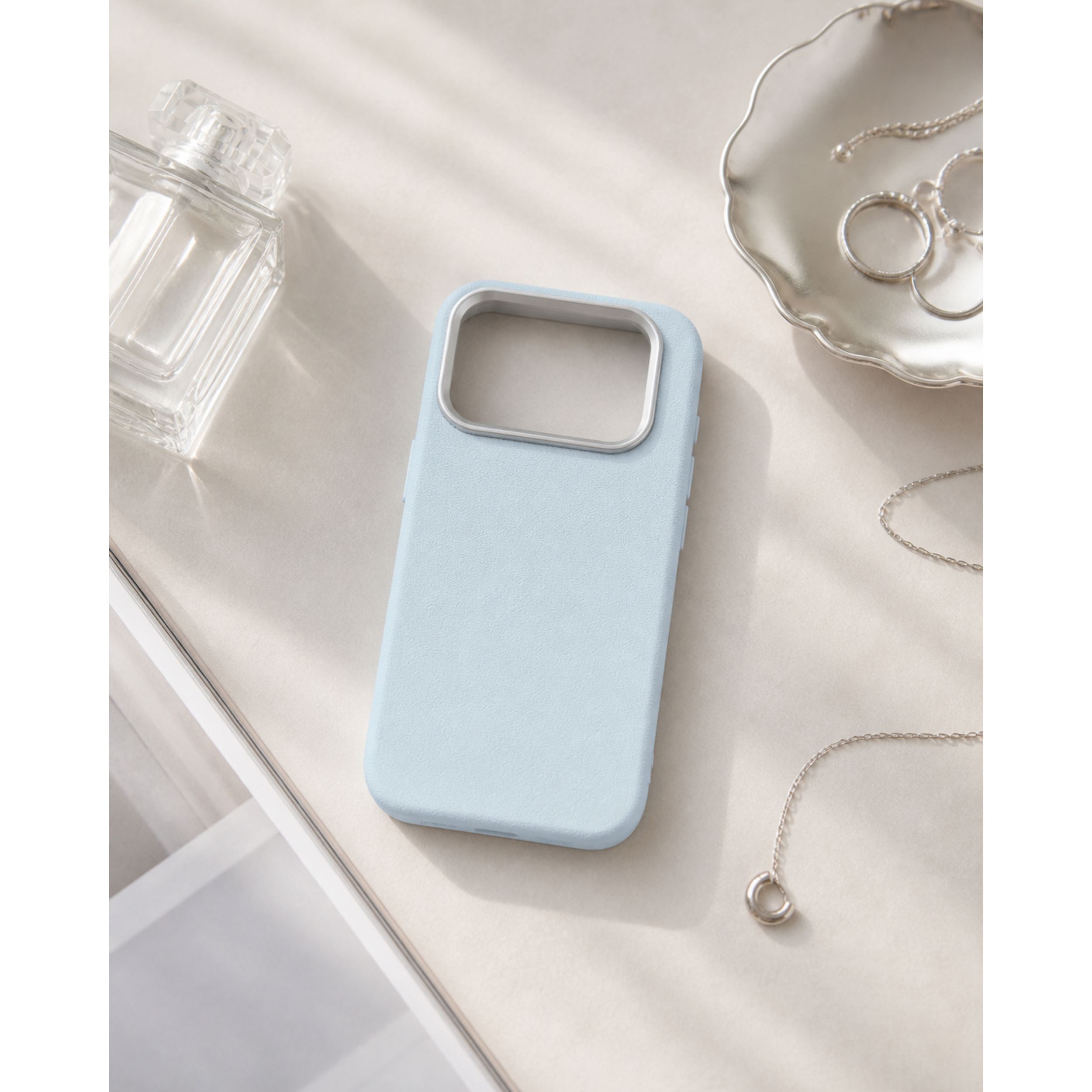 Ốp Lưng iPhone 18 Pro Metal Skiny TPU Hydrus OCMC030 Màu Xanh
