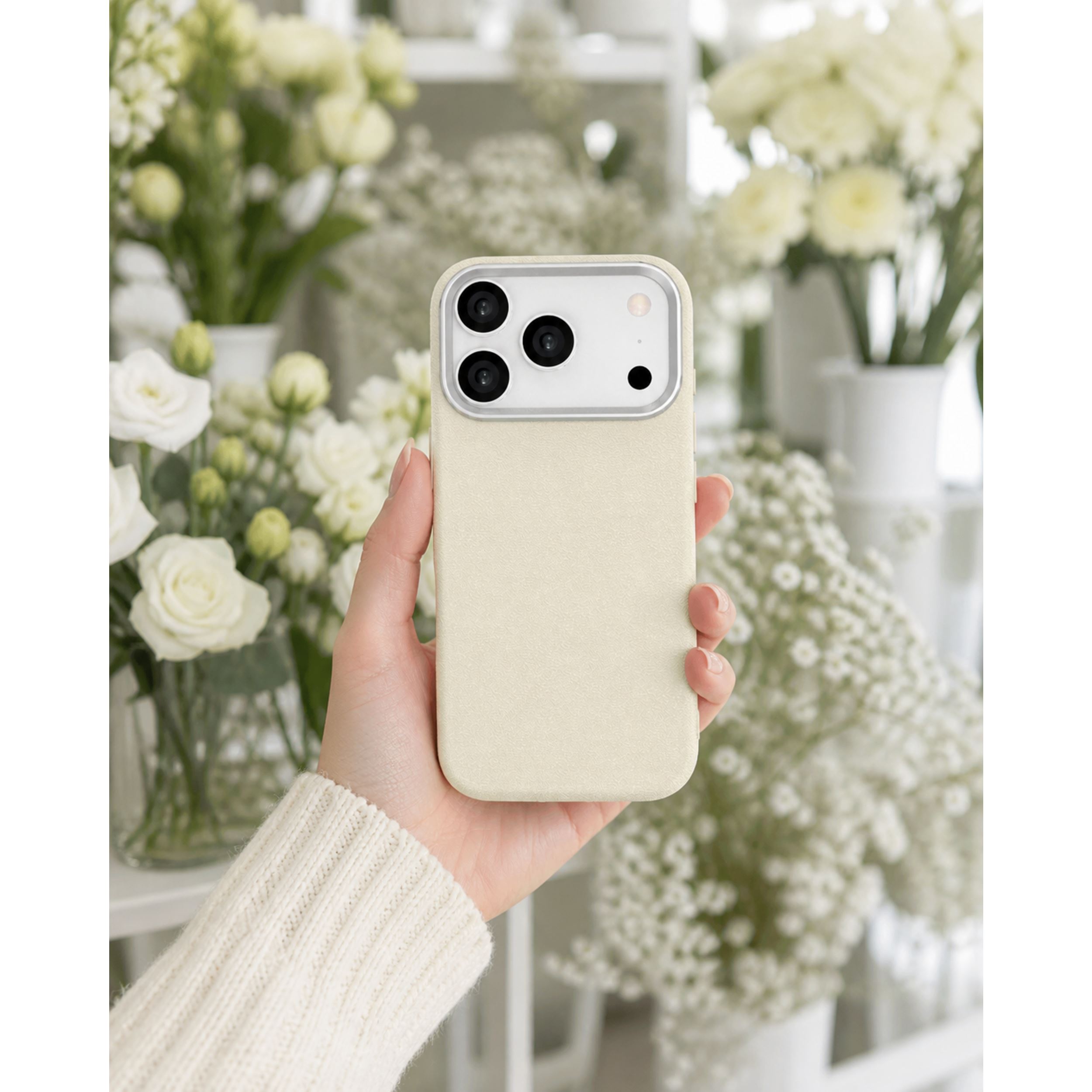 Ốp Lưng iPhone 18 Pro Metal Skiny TPU Hydrus OCMC030 Màu Màu be