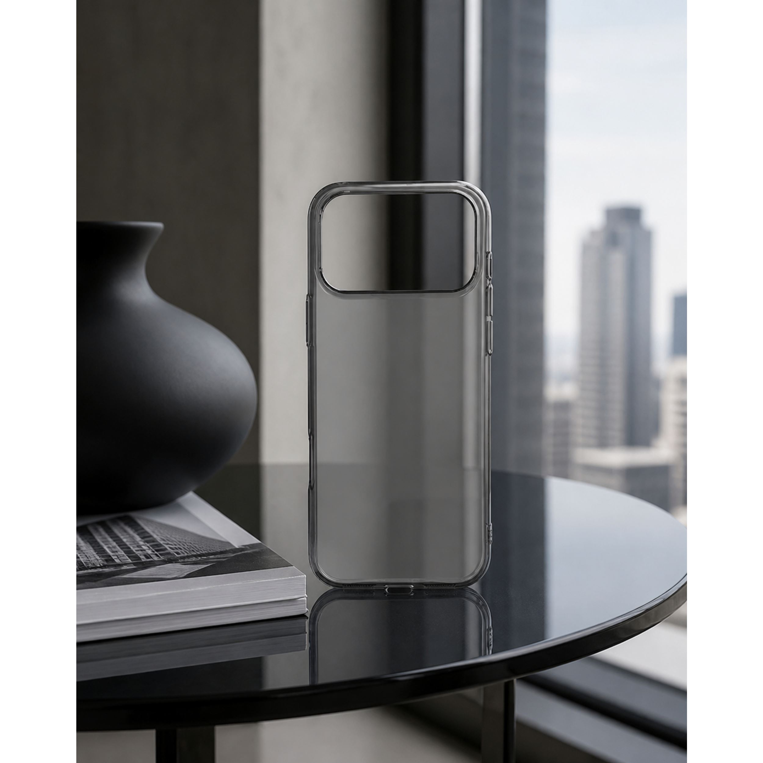 Ốp Lưng iPhone 18 Pro Max Glacier PC Hydrus OCMC039A Màu Đen