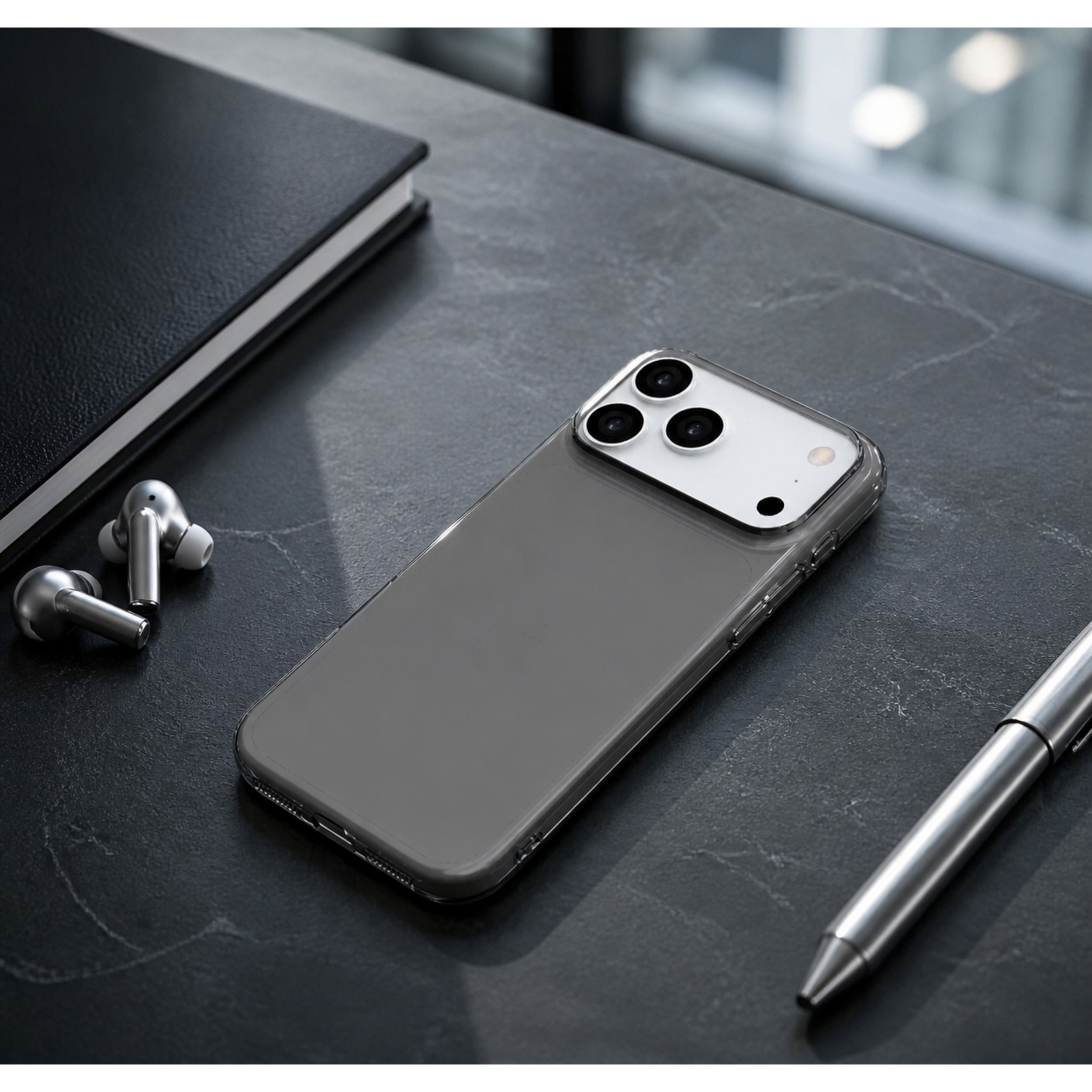 Ốp Lưng iPhone 18 Pro Glacier PC Hydrus OCMC039A Màu Đen