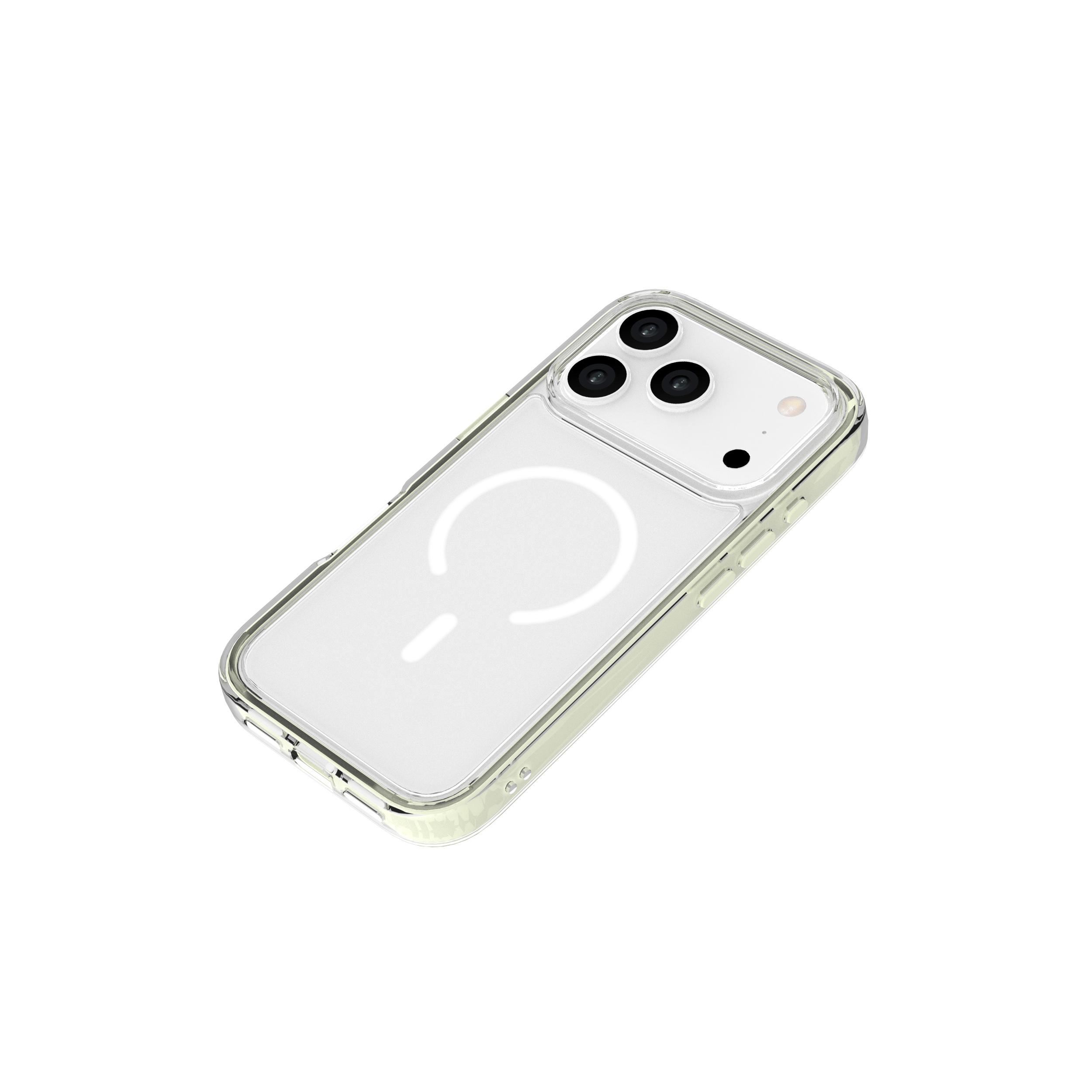 Ốp Lưng Magnetic iPhone 18 Pro Max PC TPU Hydrus Macaron Edge OCMC056 Màu Màu be