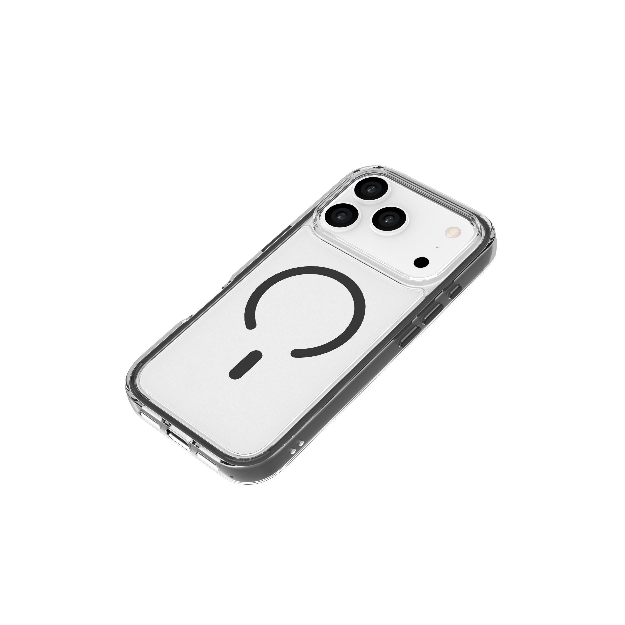 Ốp Lưng Magnetic iPhone 18 Pro Max PC TPU Hydrus Macaron Edge OCMC056 Màu Đen