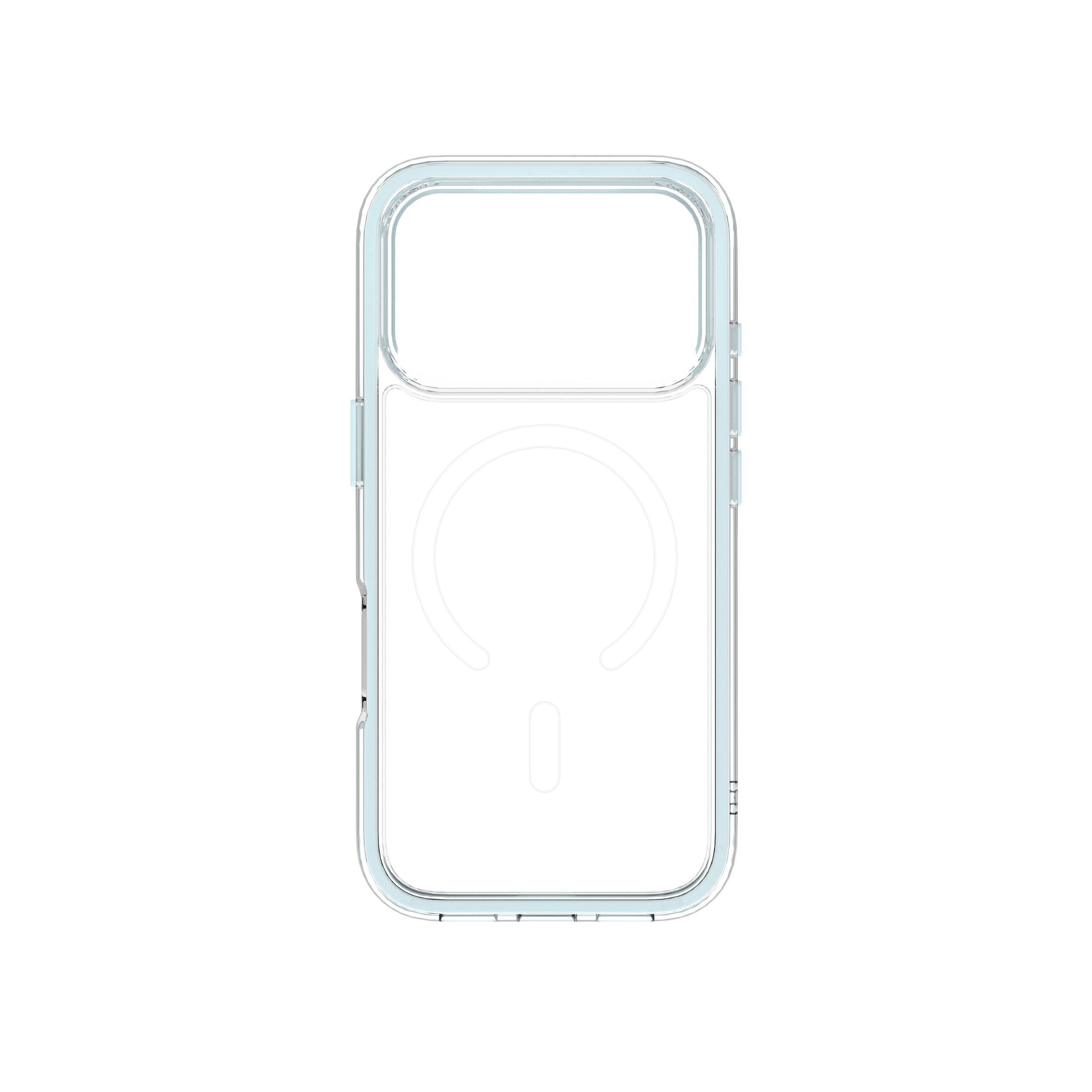 Ốp Lưng Magnetic iPhone 18 Pro Max PC TPU Hydrus Macaron Edge OCMC056 Màu Xanh