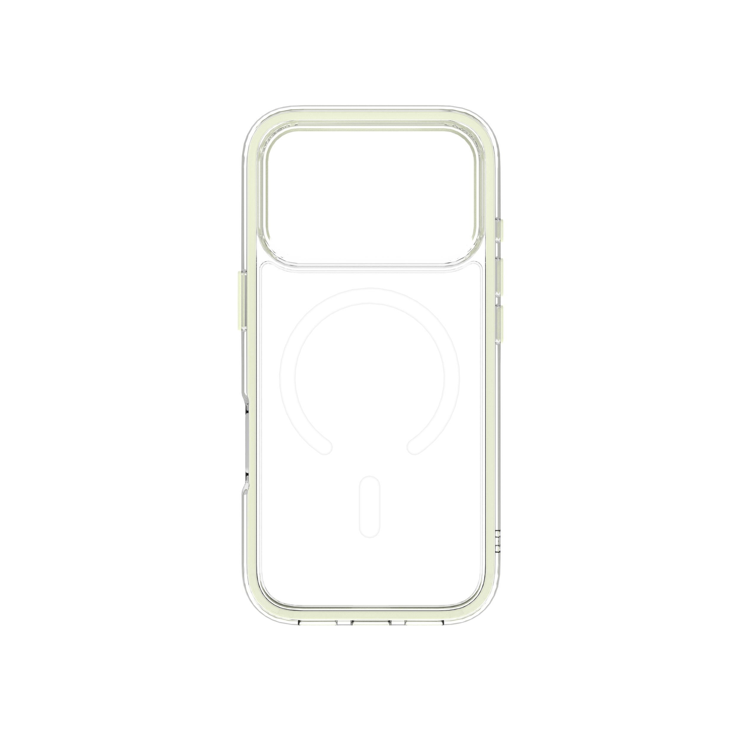 Ốp Lưng Magnetic iPhone 18 Pro Max PC TPU Hydrus Macaron Edge OCMC056 Màu Màu be