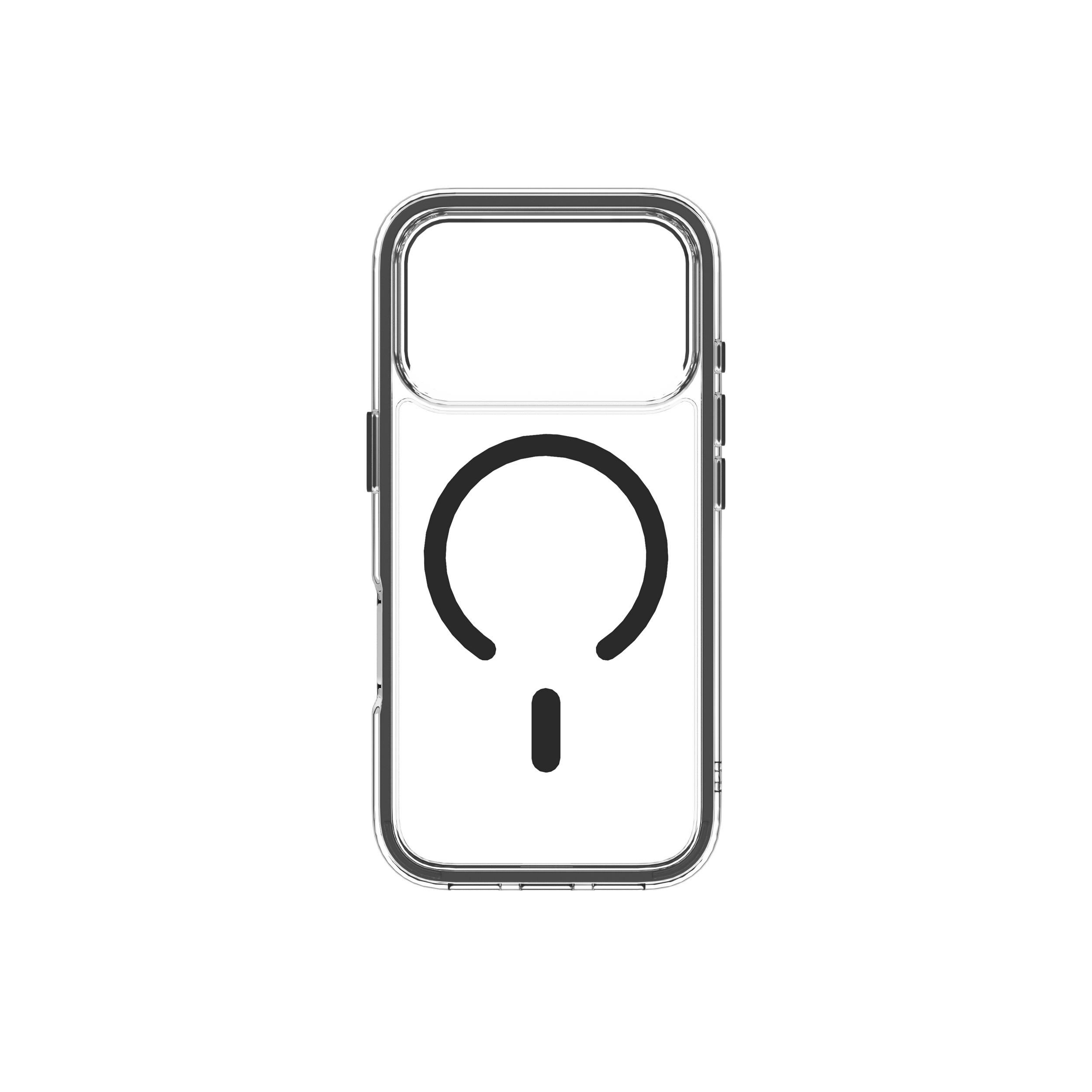 Ốp Lưng Magnetic iPhone 18 Pro PC TPU Hydrus Macaron Edge OCMC056 Màu Đen