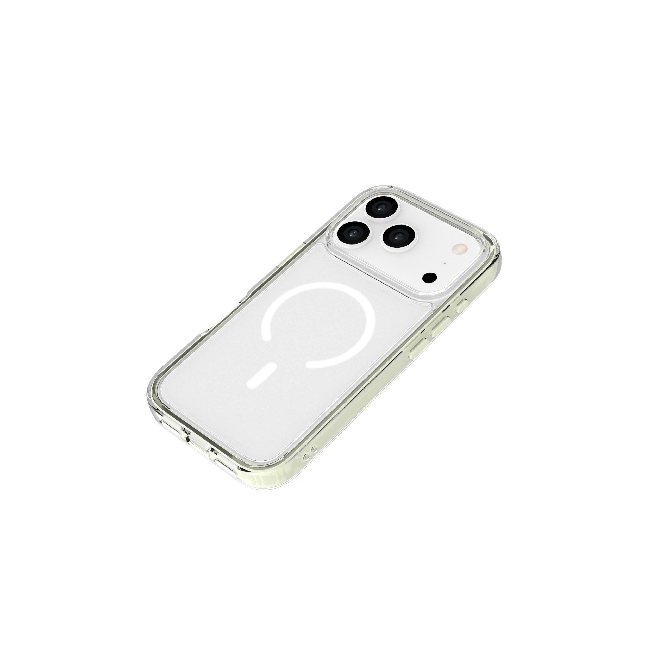 Ốp Lưng Magnetic iPhone 18 Pro PC TPU Hydrus Macaron Edge OCMC056 Màu Màu be