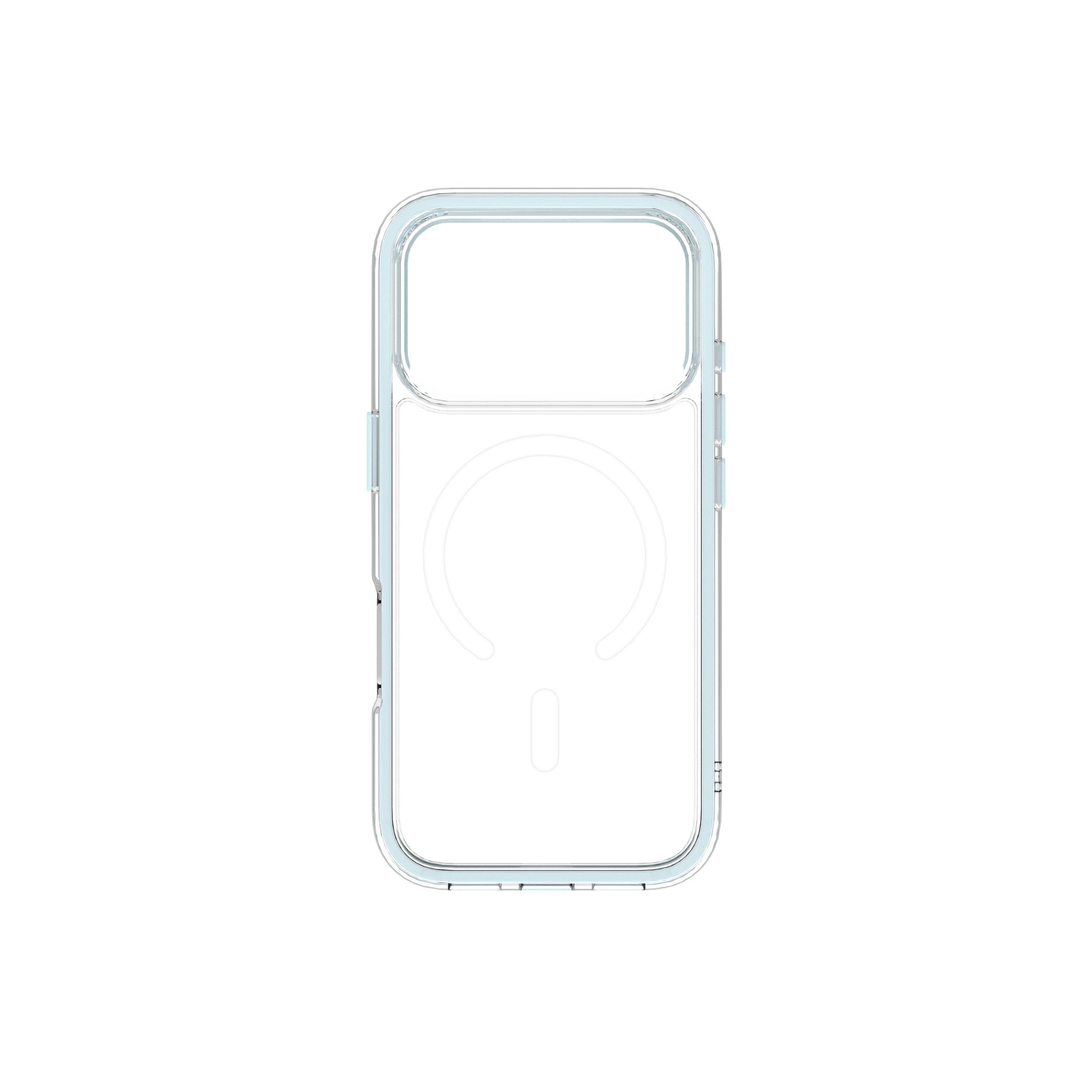Ốp Lưng Magnetic iPhone 18 Pro PC TPU Hydrus Macaron Edge OCMC056 Màu Xanh