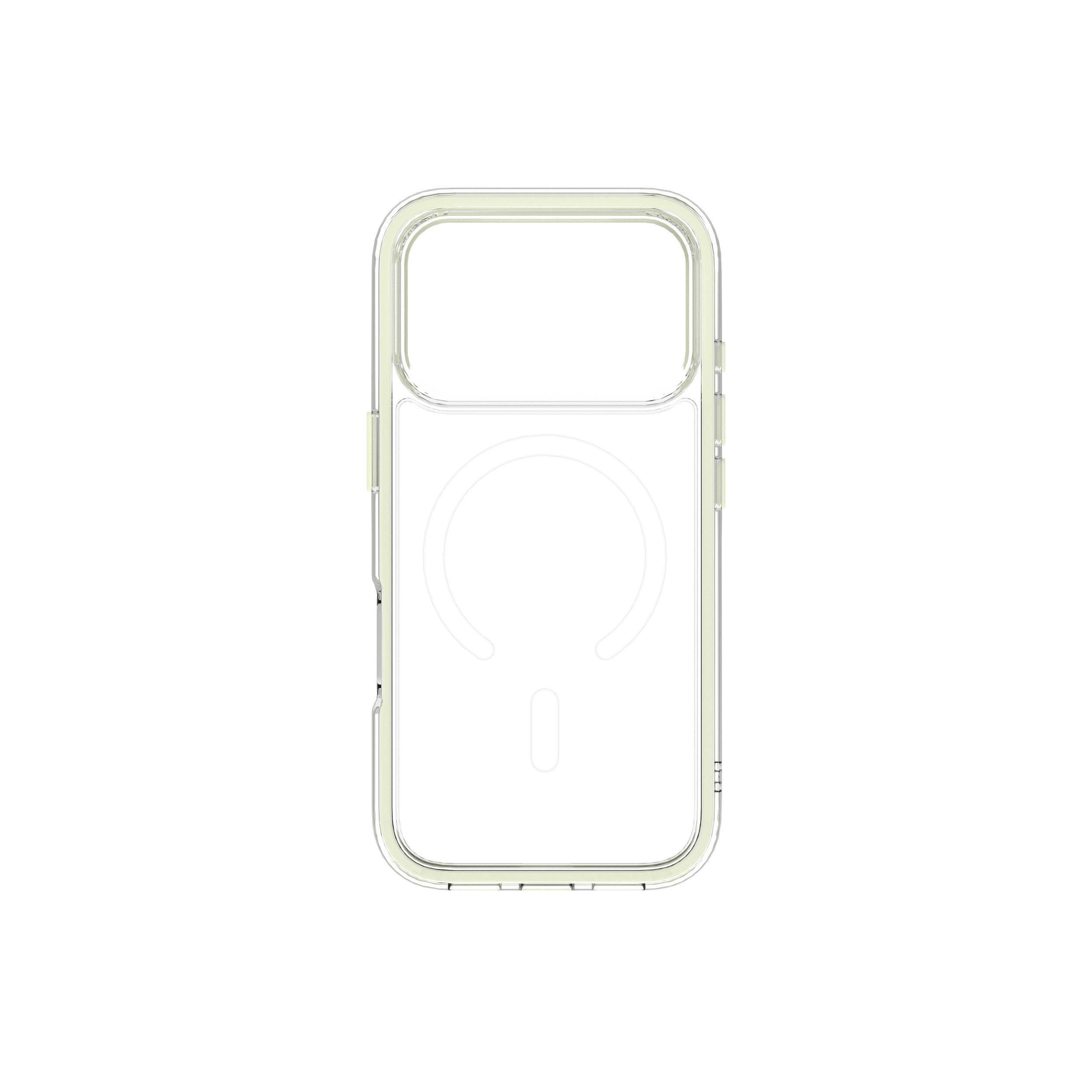 Ốp Lưng Magnetic iPhone 18 Pro PC TPU Hydrus Macaron Edge OCMC056 Màu Màu be