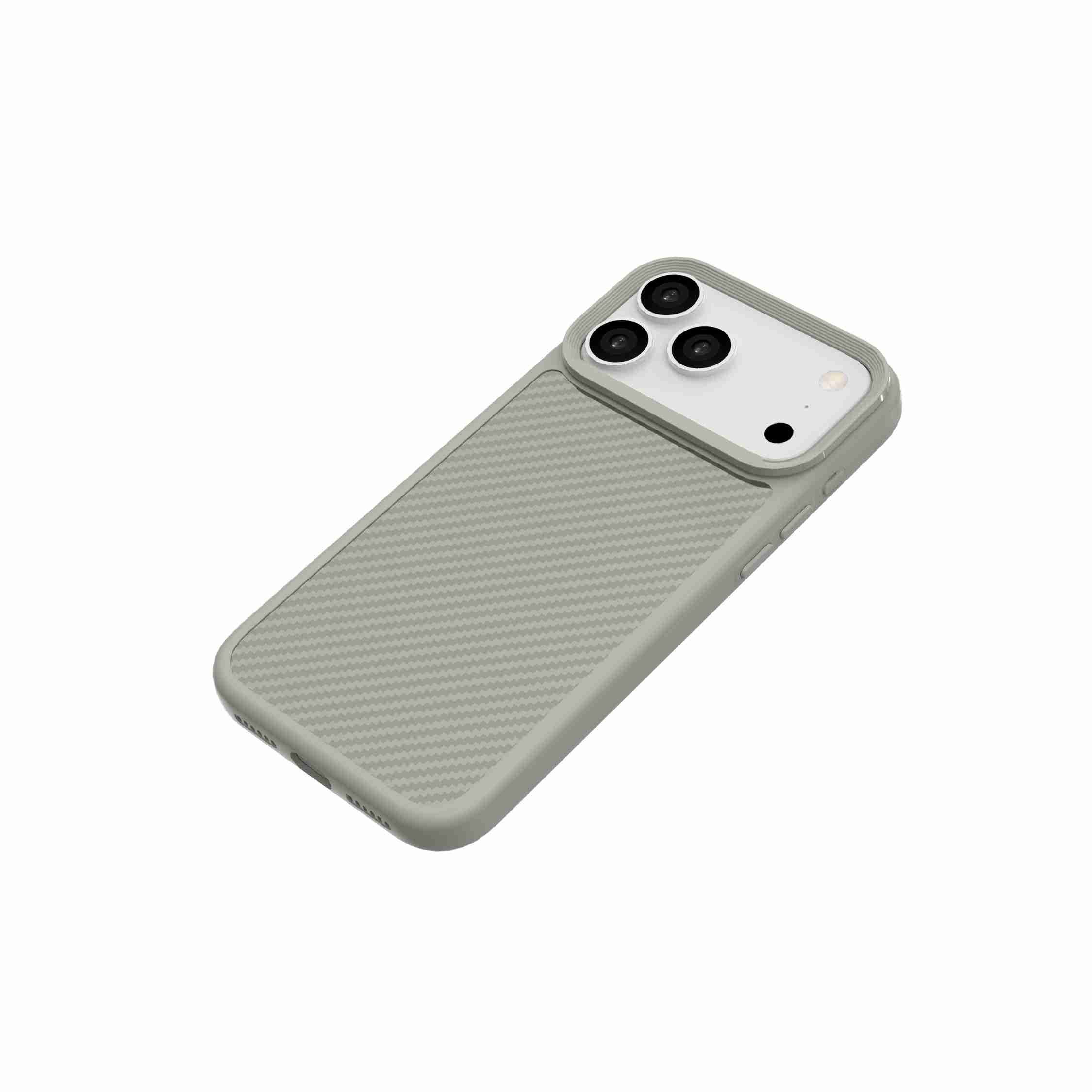 Ốp Lưng iPhone 18 Pro Max TPU Hydrus Dim Carbon OCMC152 Màu Xám