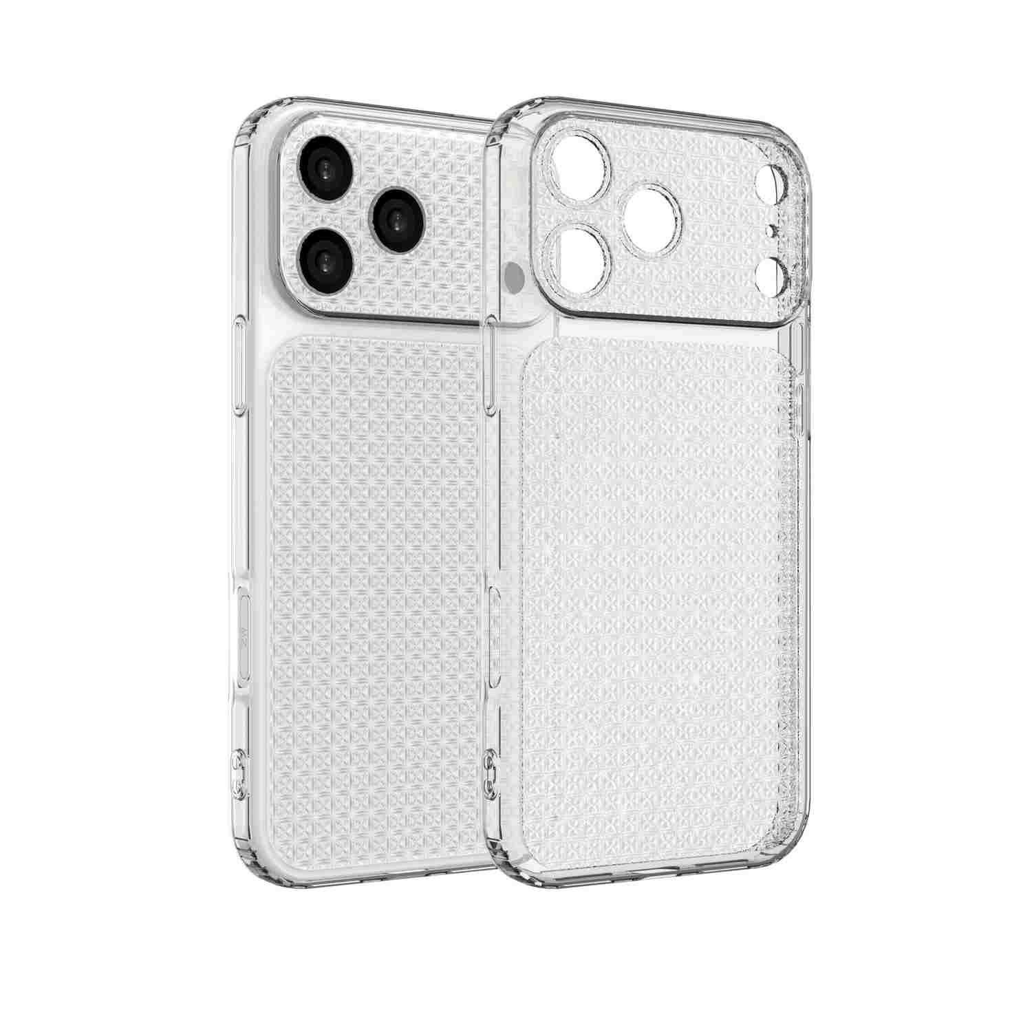 Ốp Lưng iPhone 18 Pro Max TPU Hydrus Diamond OCM603 Màu Trắng