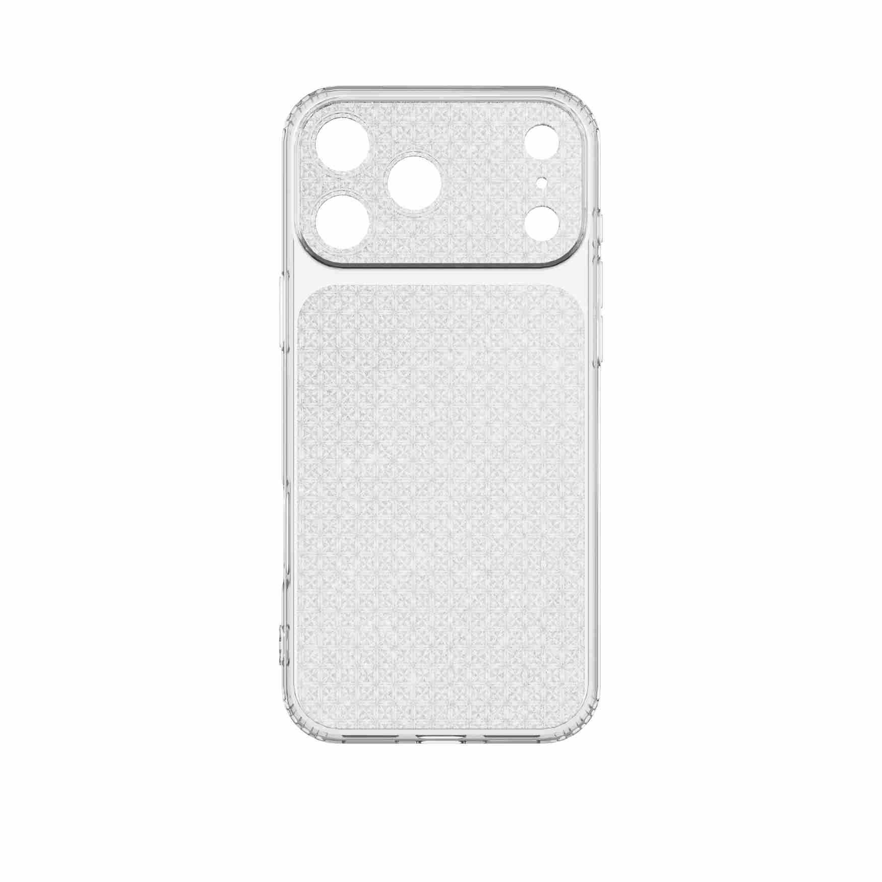 Ốp Lưng iPhone 18 Pro Max TPU Hydrus Diamond OCM603 Màu Trắng