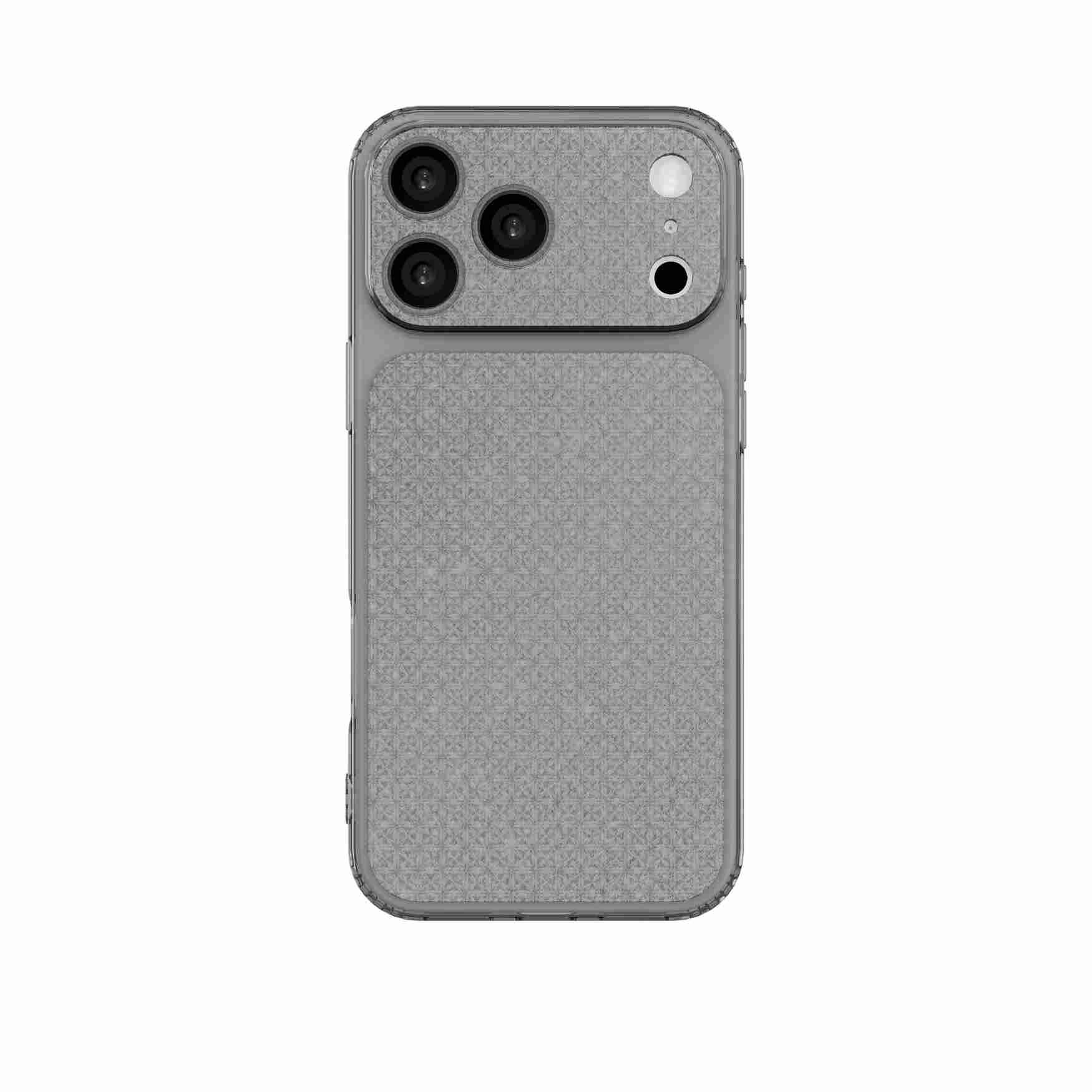 Ốp Lưng iPhone 18 Pro Max TPU Hydrus Diamond OCM603 Màu Xám