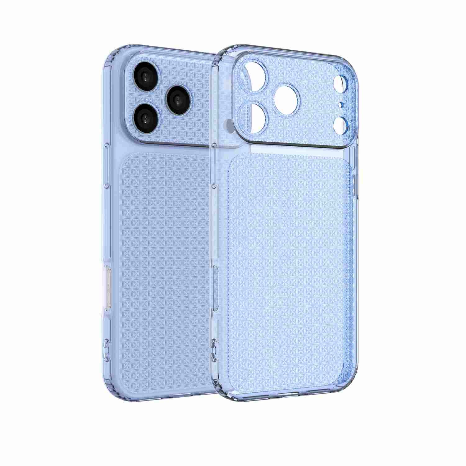 Ốp Lưng iPhone 18 Pro Max TPU Hydrus Diamond OCM603 Màu Xanh