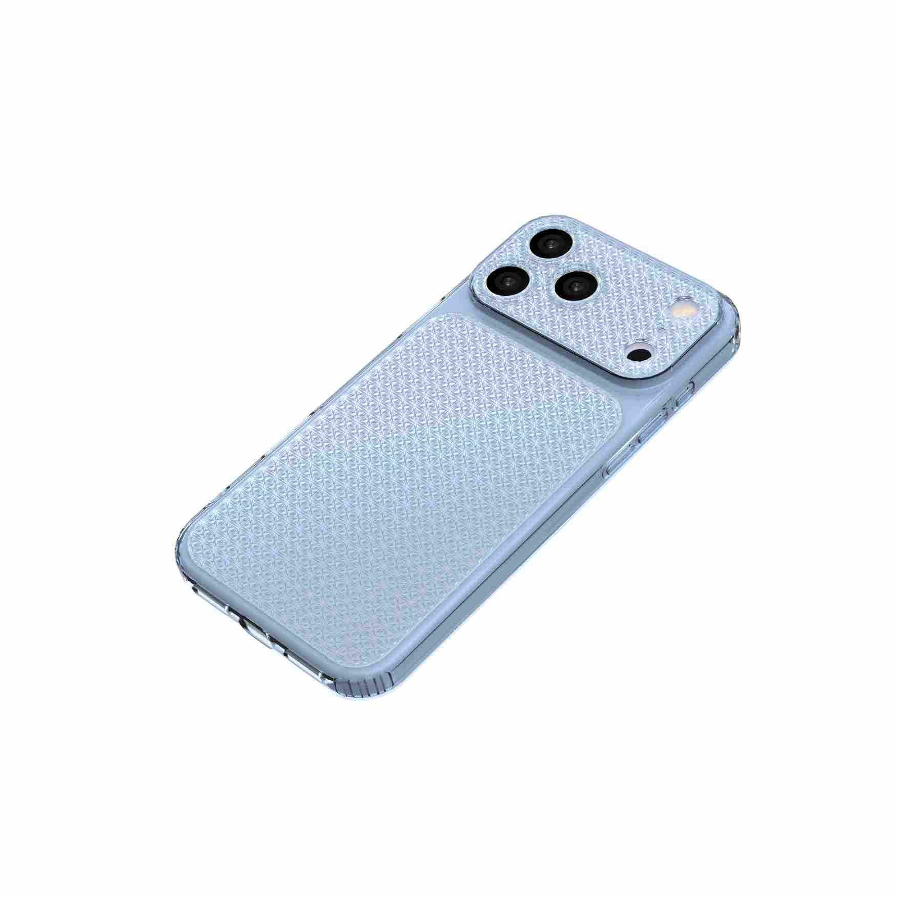 Ốp Lưng iPhone 18 Pro Max TPU Hydrus Diamond OCM603 Màu Xanh