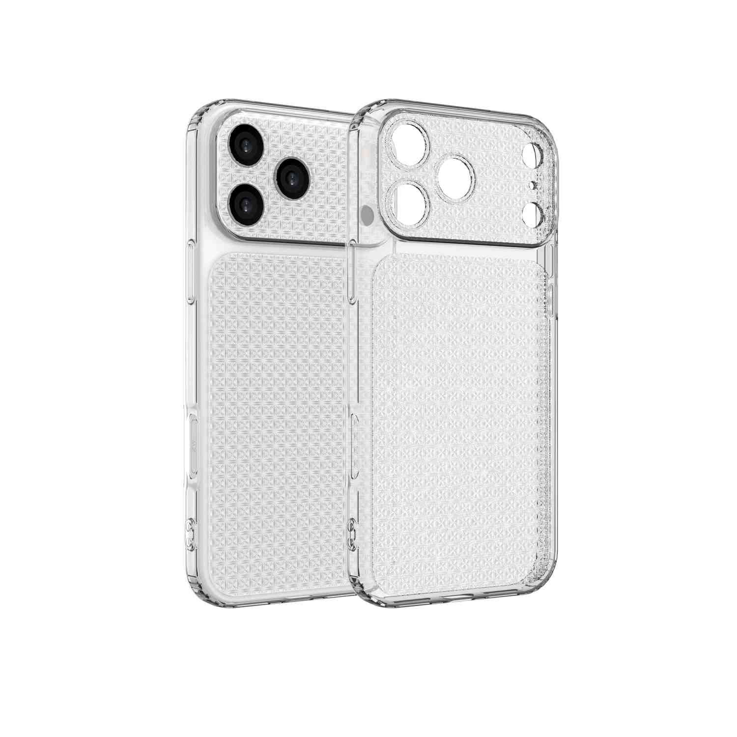Ốp Lưng iPhone 18 Pro TPU Hydrus Diamond OCM603 Màu Trắng