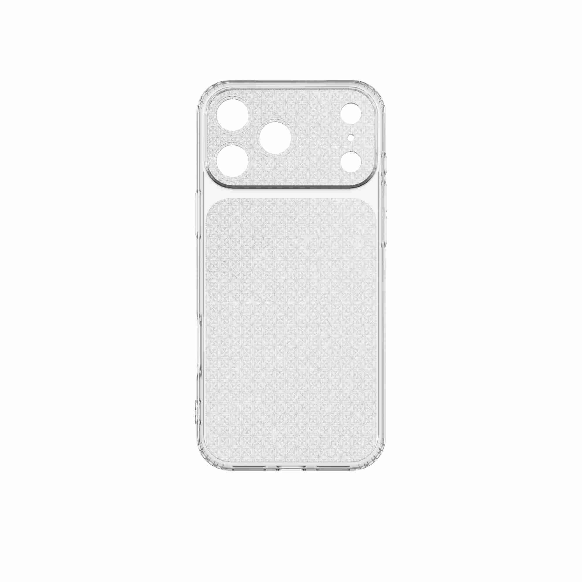 Ốp Lưng iPhone 18 Pro TPU Hydrus Diamond OCM603 Màu Trắng